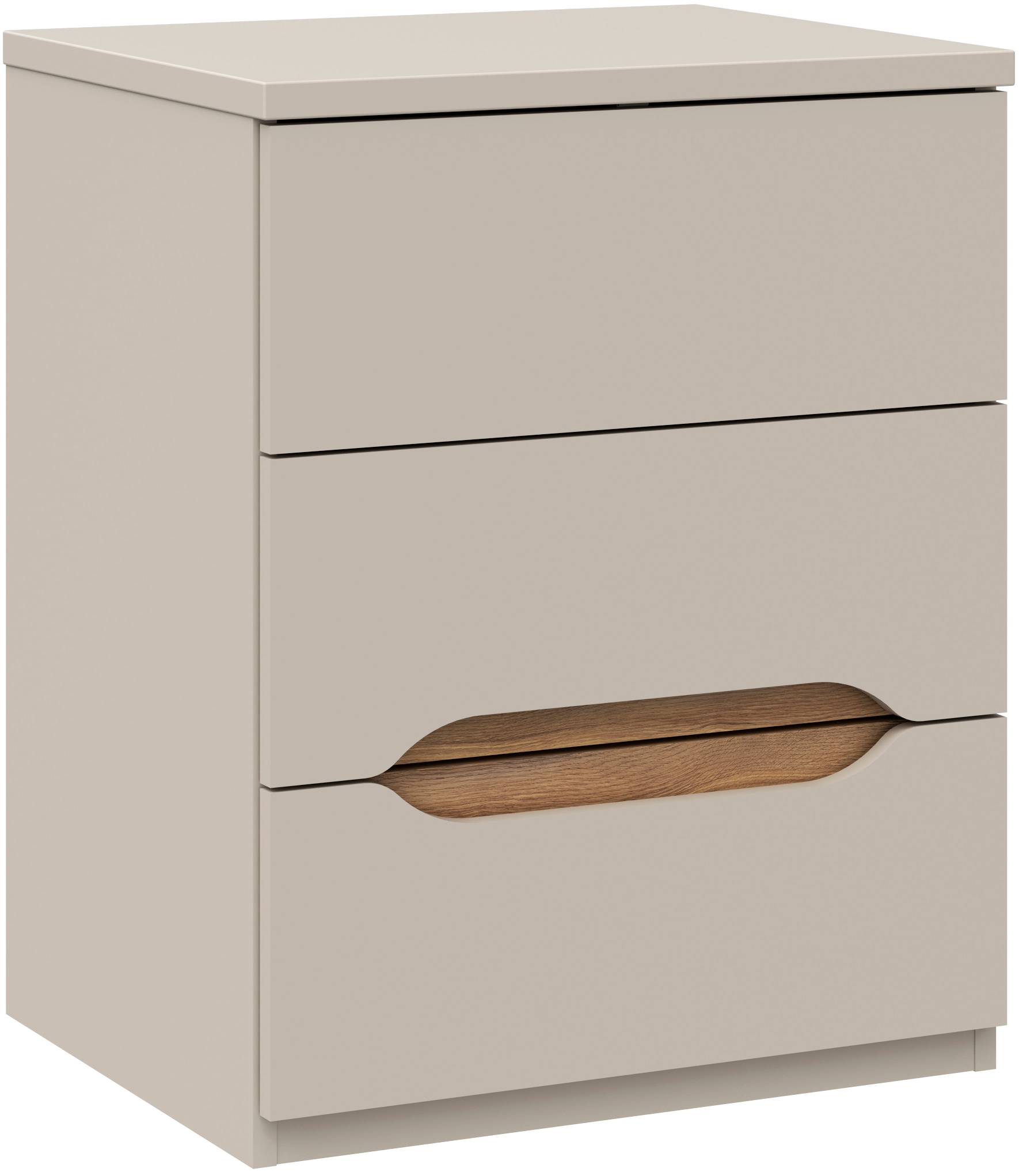 FORTE Nachtkommode B/H/T 50,4/63,5/41,5 cm  Nako passend zum Boxspringbett