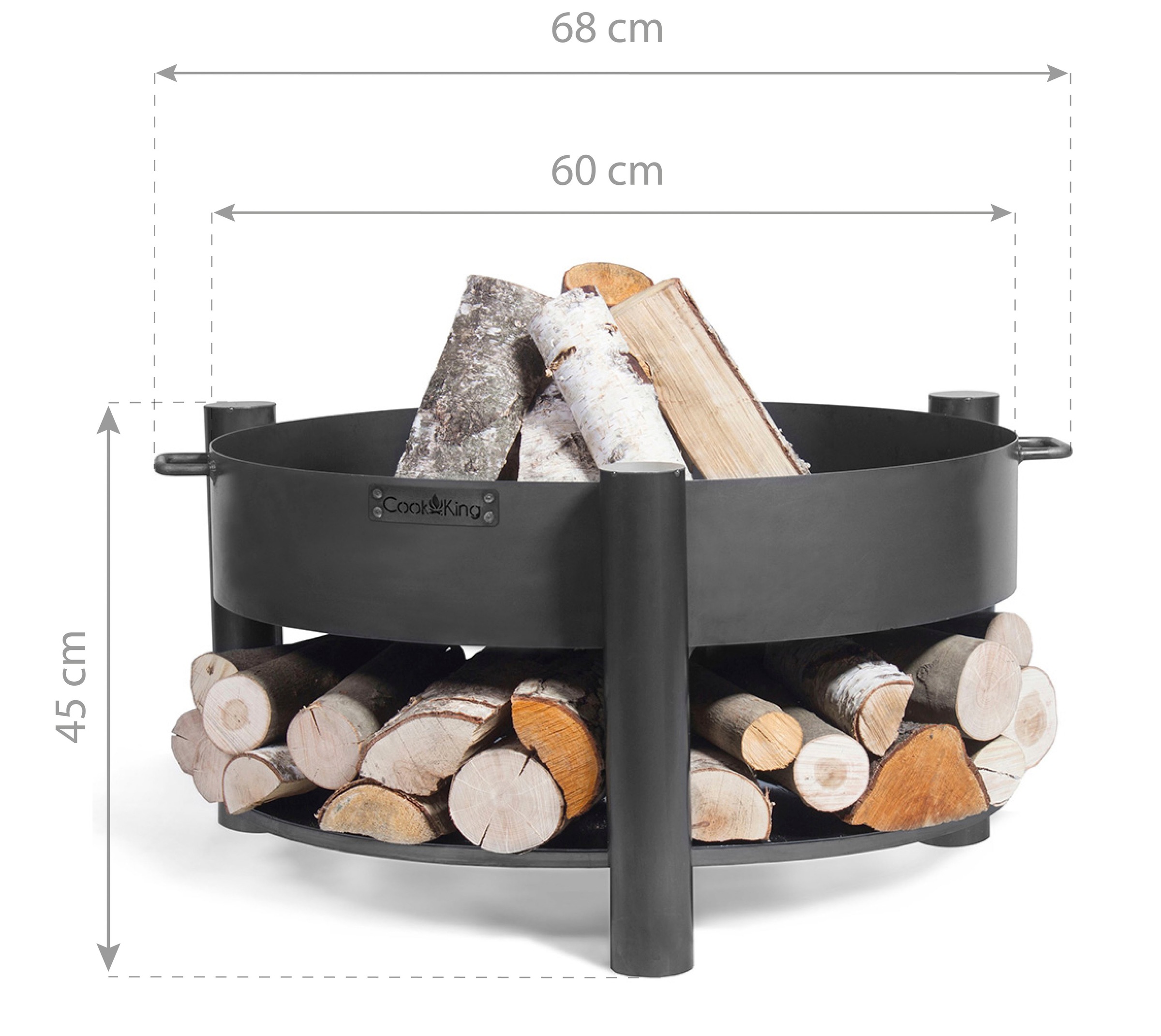 CookKing Feuerschale »Montana« 68x45cm
