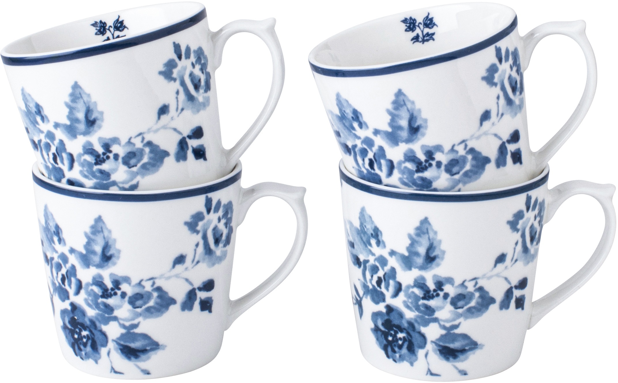 Bild von LAURA ASHLEY BLUEPRINT COLLECTABLES Becher »China Rose«, (Set, 4 tlg., 4 Becher), 4-teilig, 320 ml