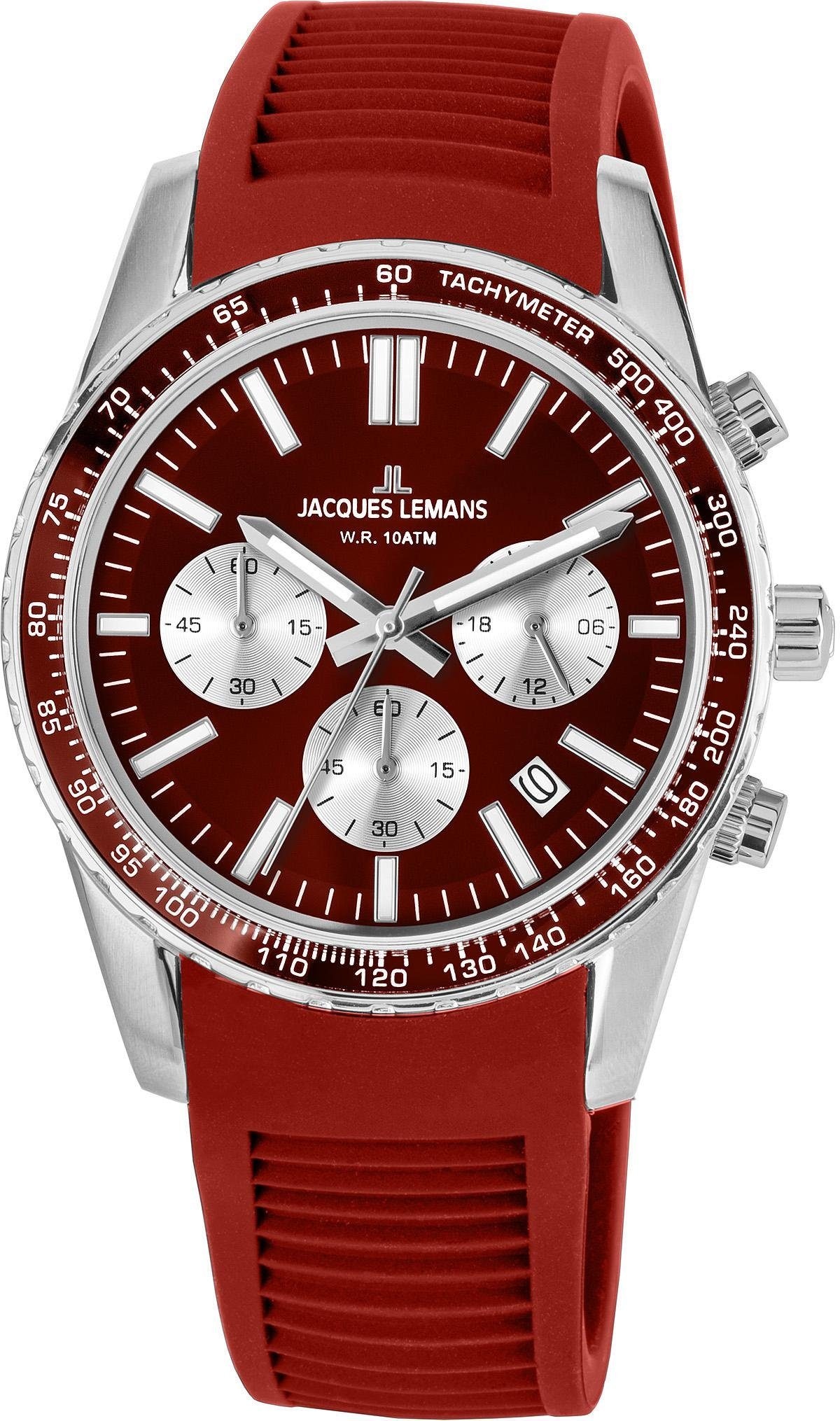 Jacques Lemans Chronograph »Liverpool, 1-2059E«, Quarzuhr, Armbanduhr, Herr günstig online kaufen