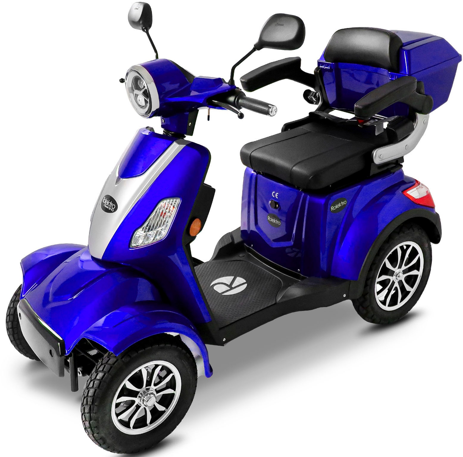 Rolektro Elektromobil »Rolektro E-Quad 25 V.3, Lithium Akku«, (mit Topcase)