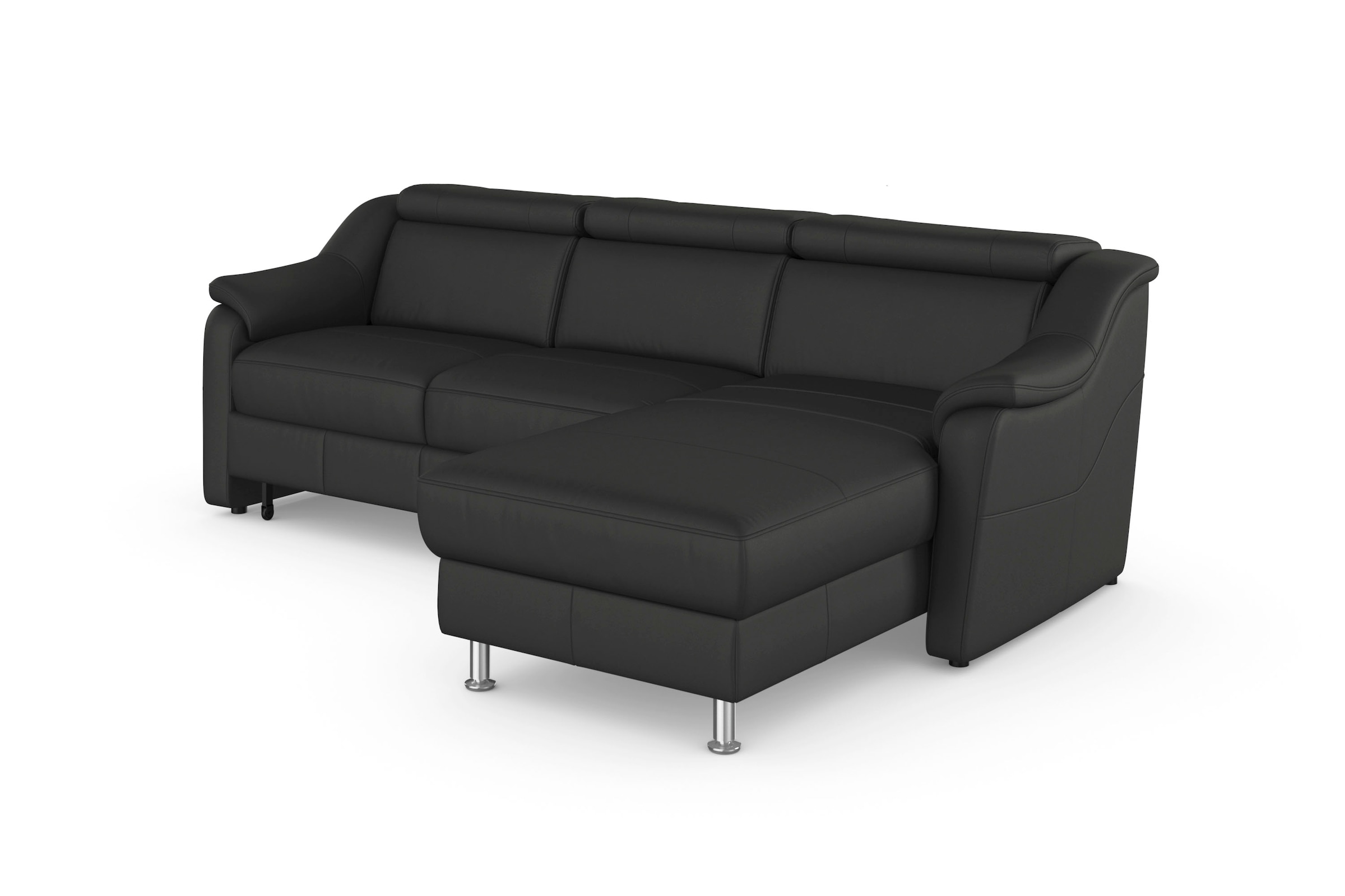 sit&more Ecksofa »Freetown L-Form«, inklusive Kopfteilverstellung und komfortablem Federkern