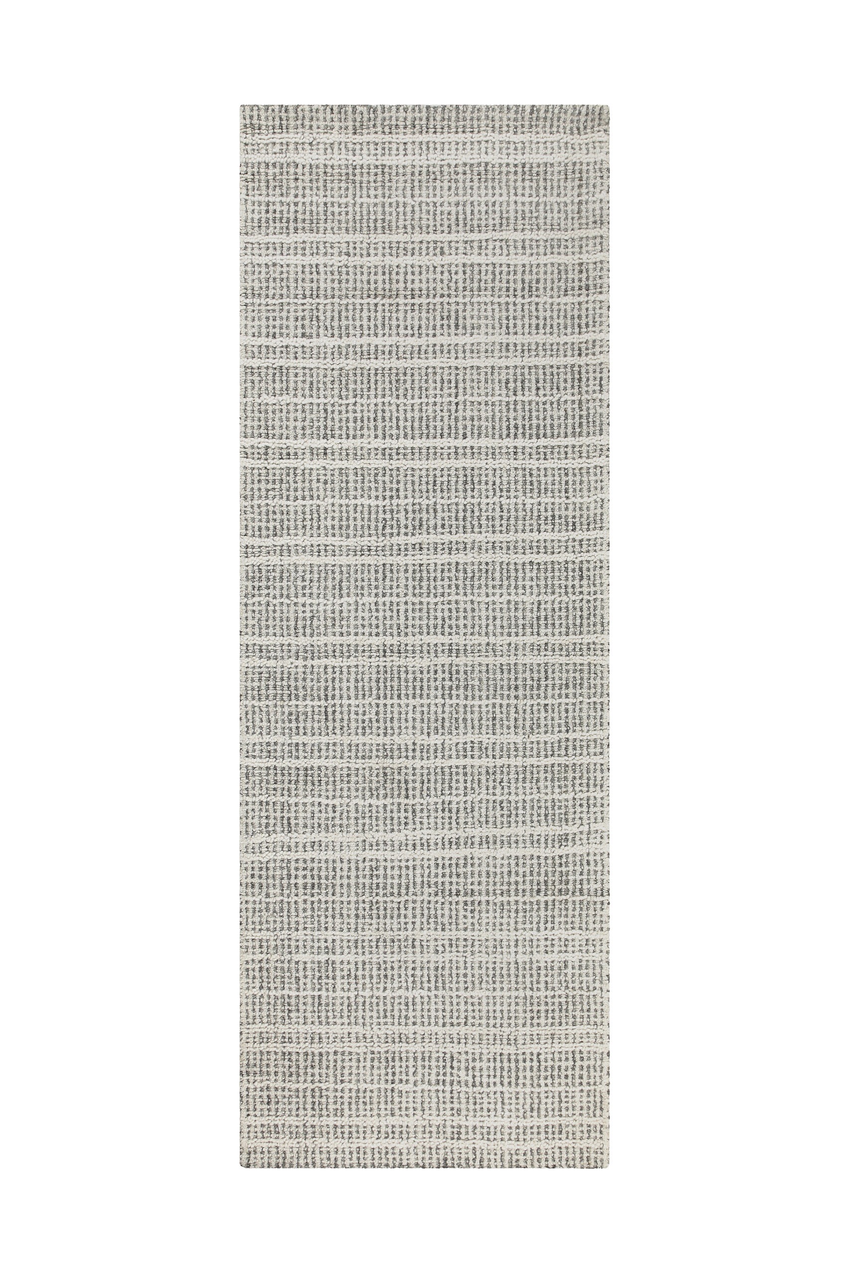 Wecon home Wollteppich »Hamptons FORTYFIVE«, rechteckig, 15 mm Höhe, Läufer, Schurwolle, Kurzflor, Wohn- & Schlafzimmer, elegant, Streifen