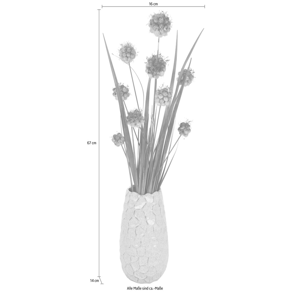 I.GE.A. Kunstgras »Alliumgrasbusch«, (1 St.), in Vase