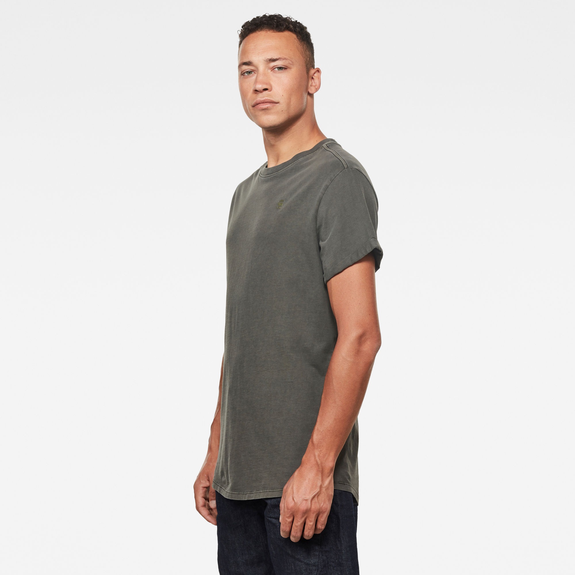 G-STAR Kurzarmshirt »Lash«, Rundhals, Logoapplikation