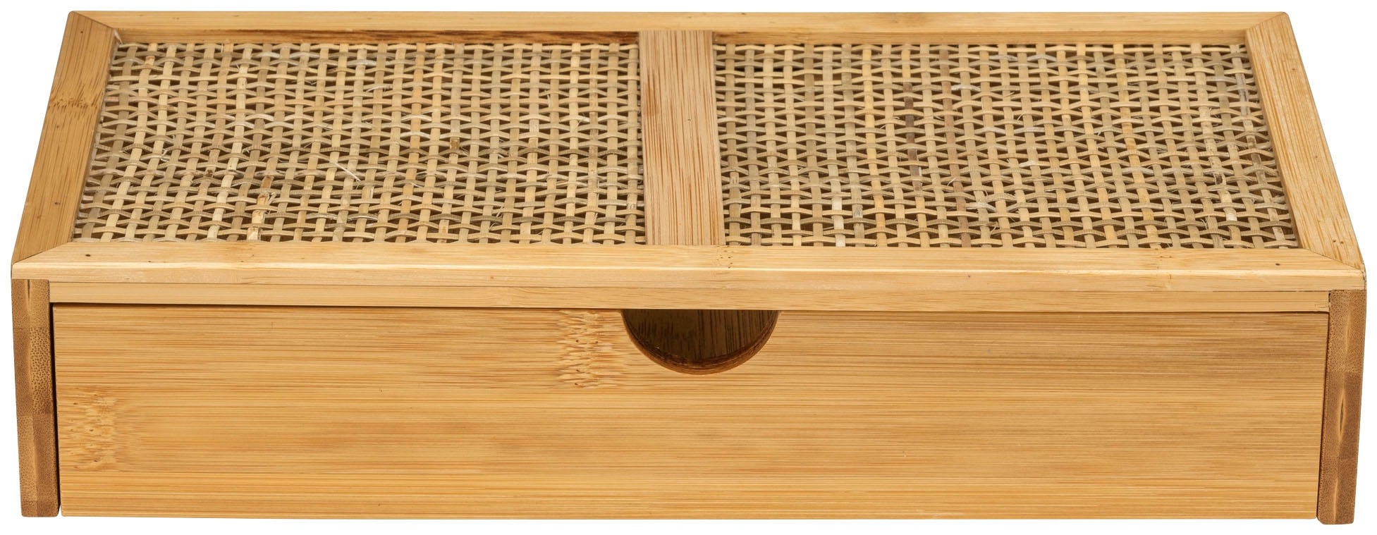 WENKO Badorganizer »Allegre« mit Schublade, aus Bambus und Rattan