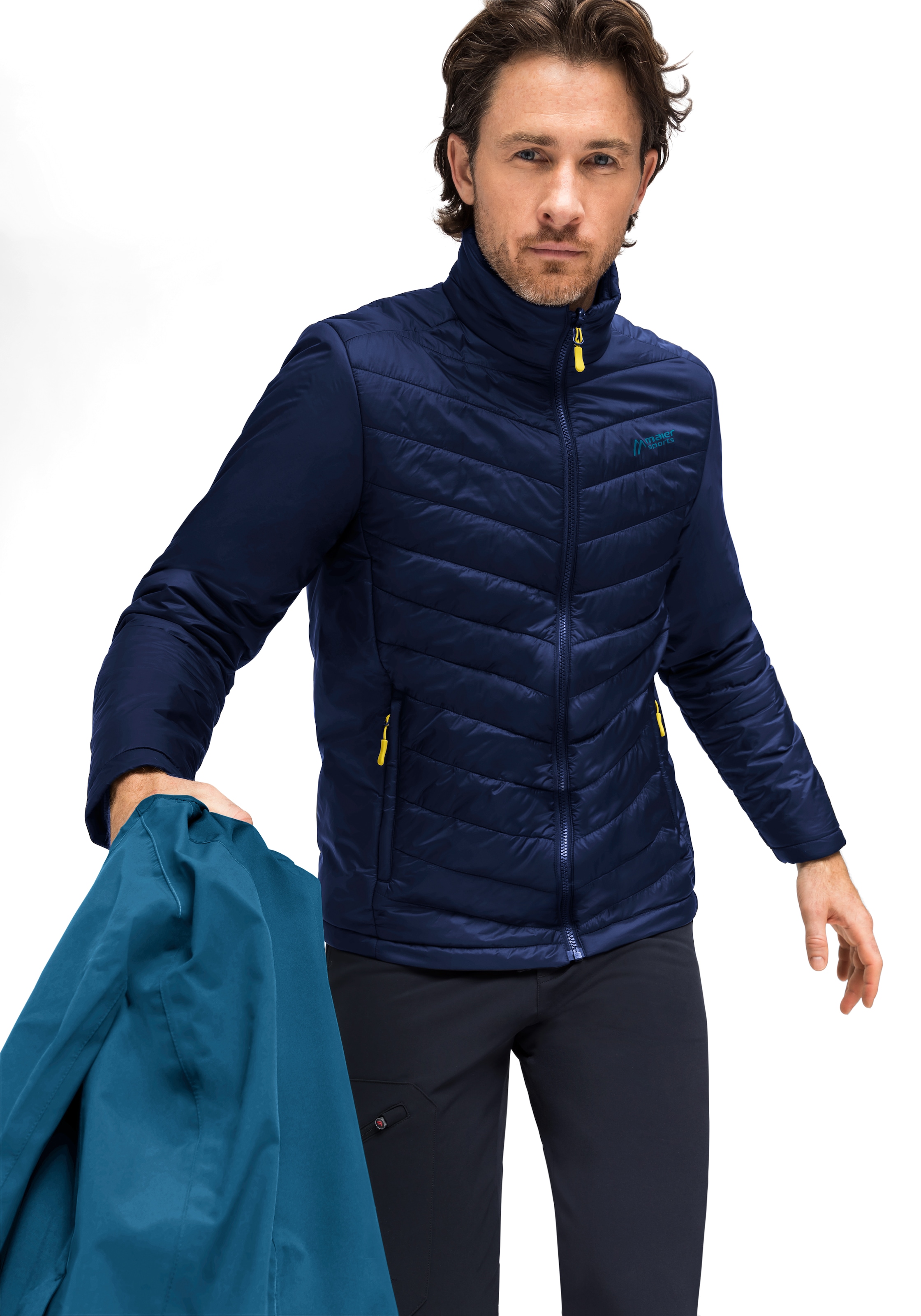 Maier Sports 3-in-1-Funktionsjacke »Ribut M«, funktionale Doppel-Jacke für Wanderungen und Ausflüge