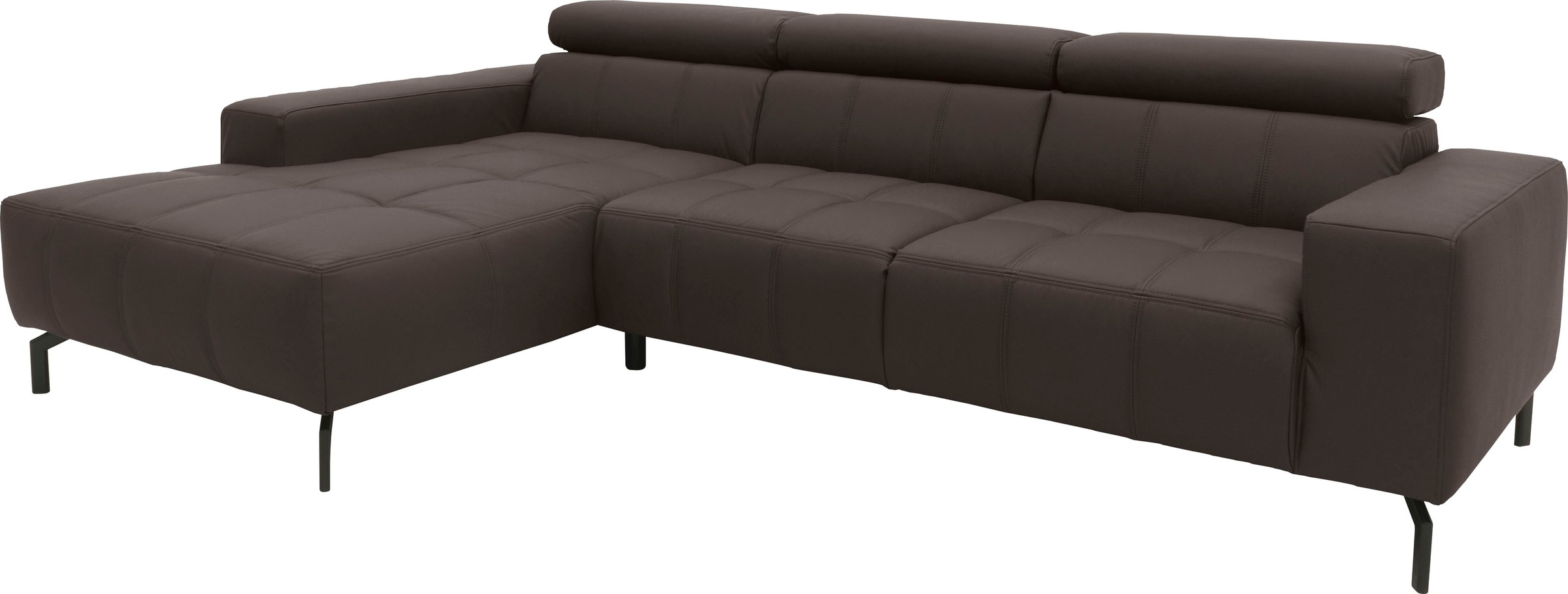 DOMO collection Ecksofa »Cunelli tolle Sitznähte als Designelement, fester günstig online kaufen