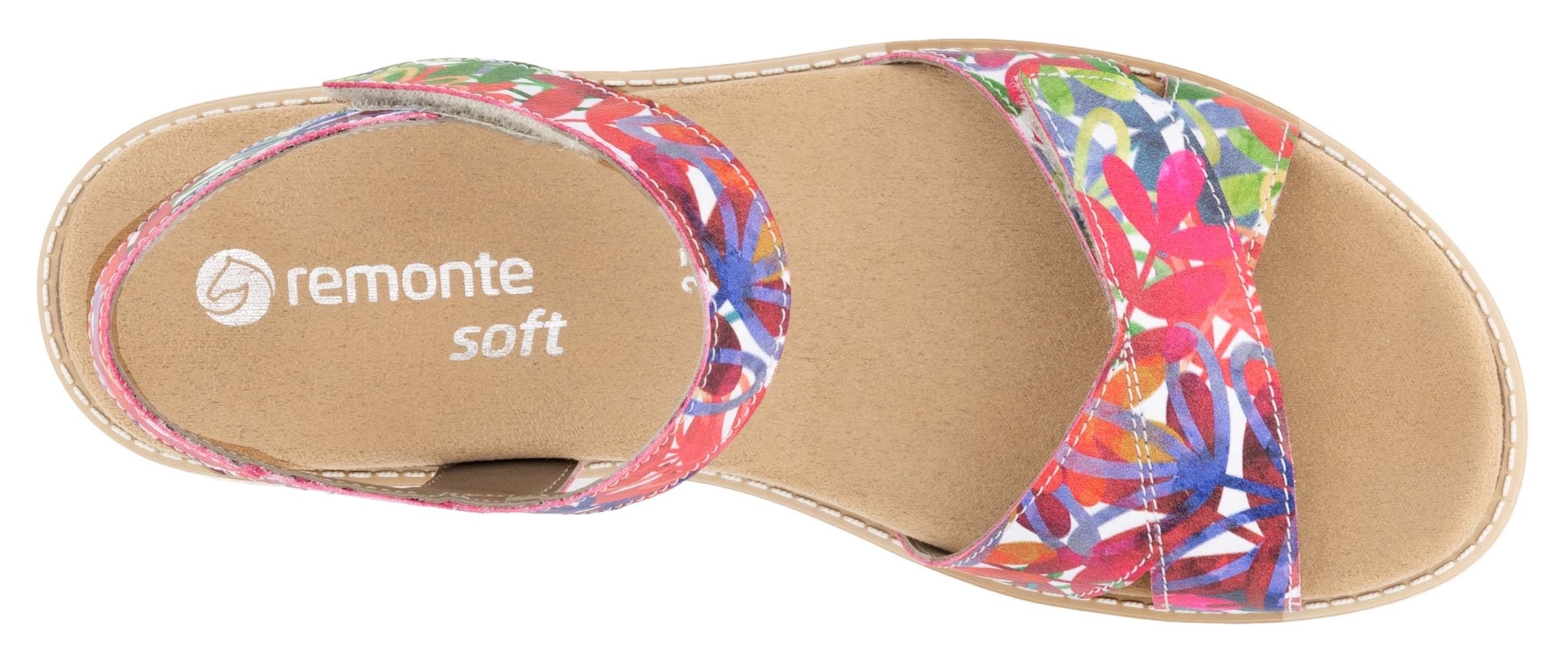 Remonte Riemchensandale  , Plateau, Sommerschuh, Sandalette mit Lite ´n Soft Ausstattung