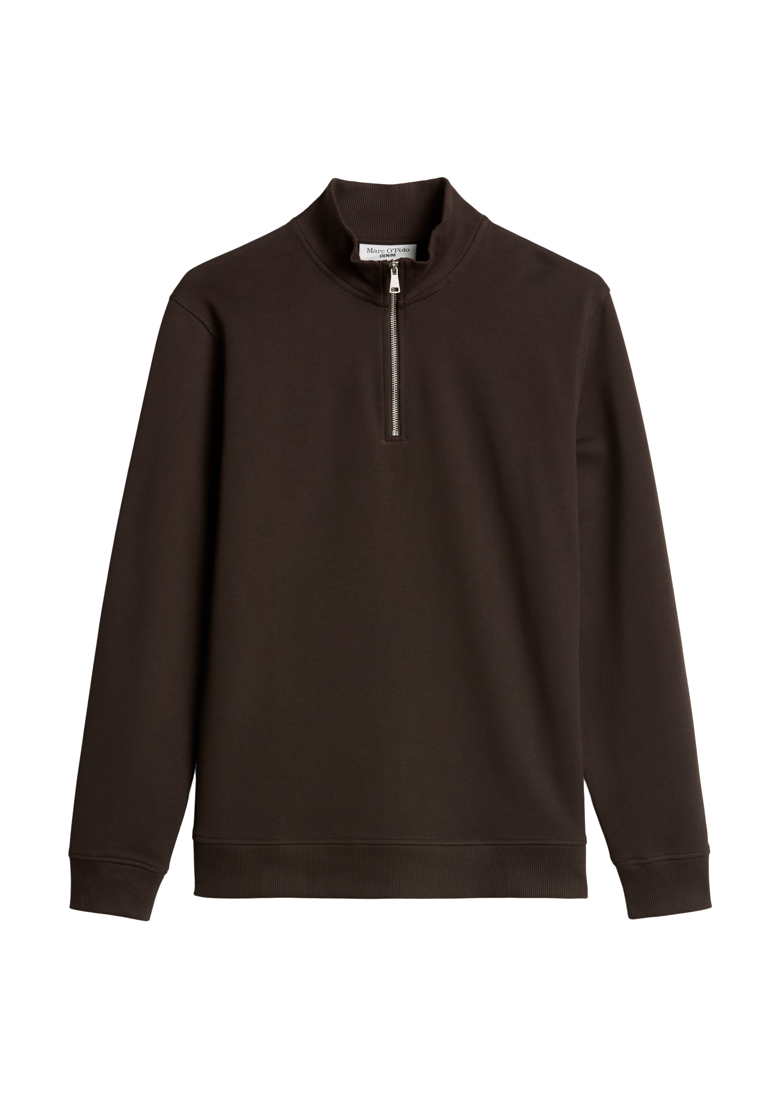 Marc O'Polo DENIM Sweatshirt , Troyer aus reiner Bio-Baumwolle
