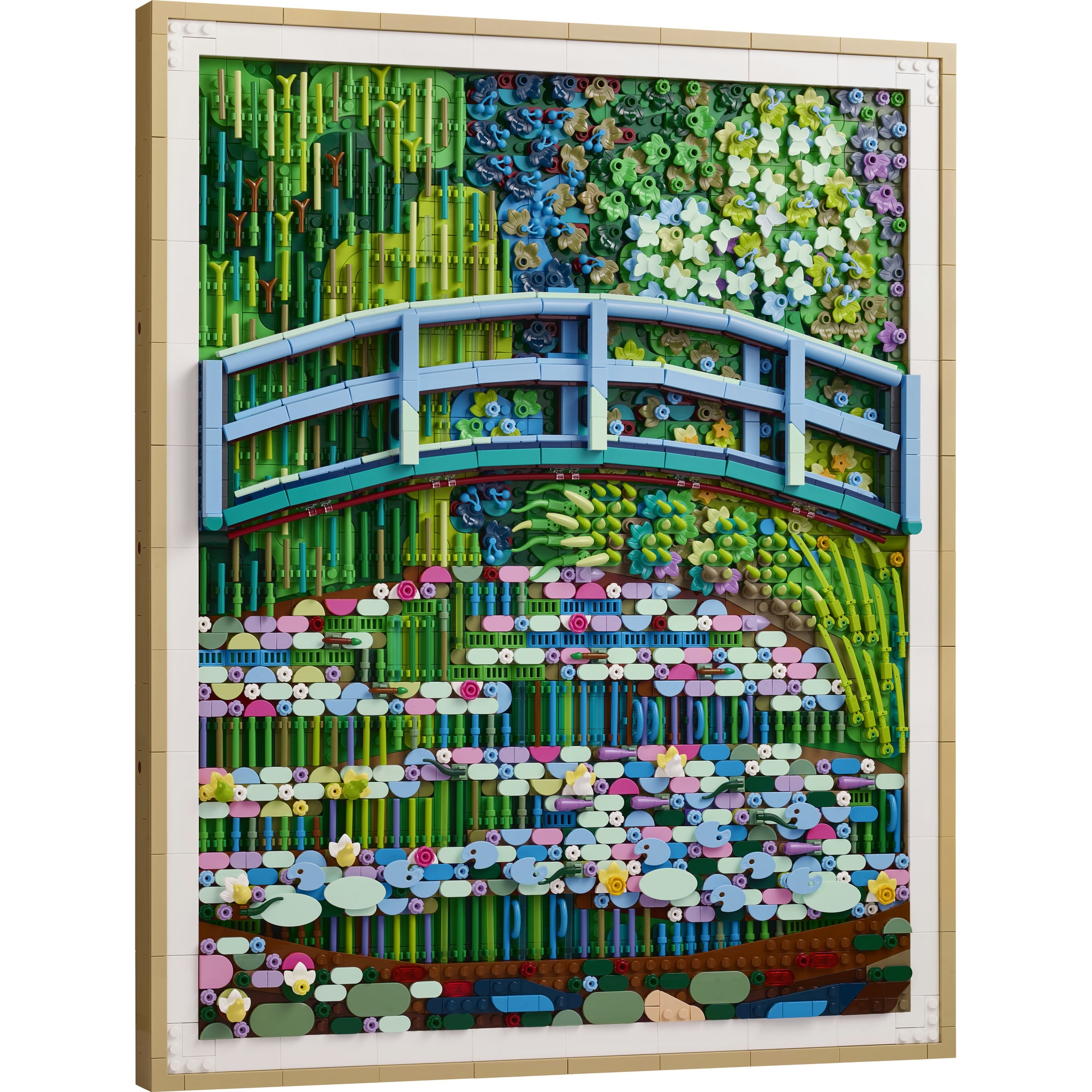LEGO® Konstruktionsspielsteine »Claude Monet – Brücke über einen Seerosenteich (31220), LEGO ART«