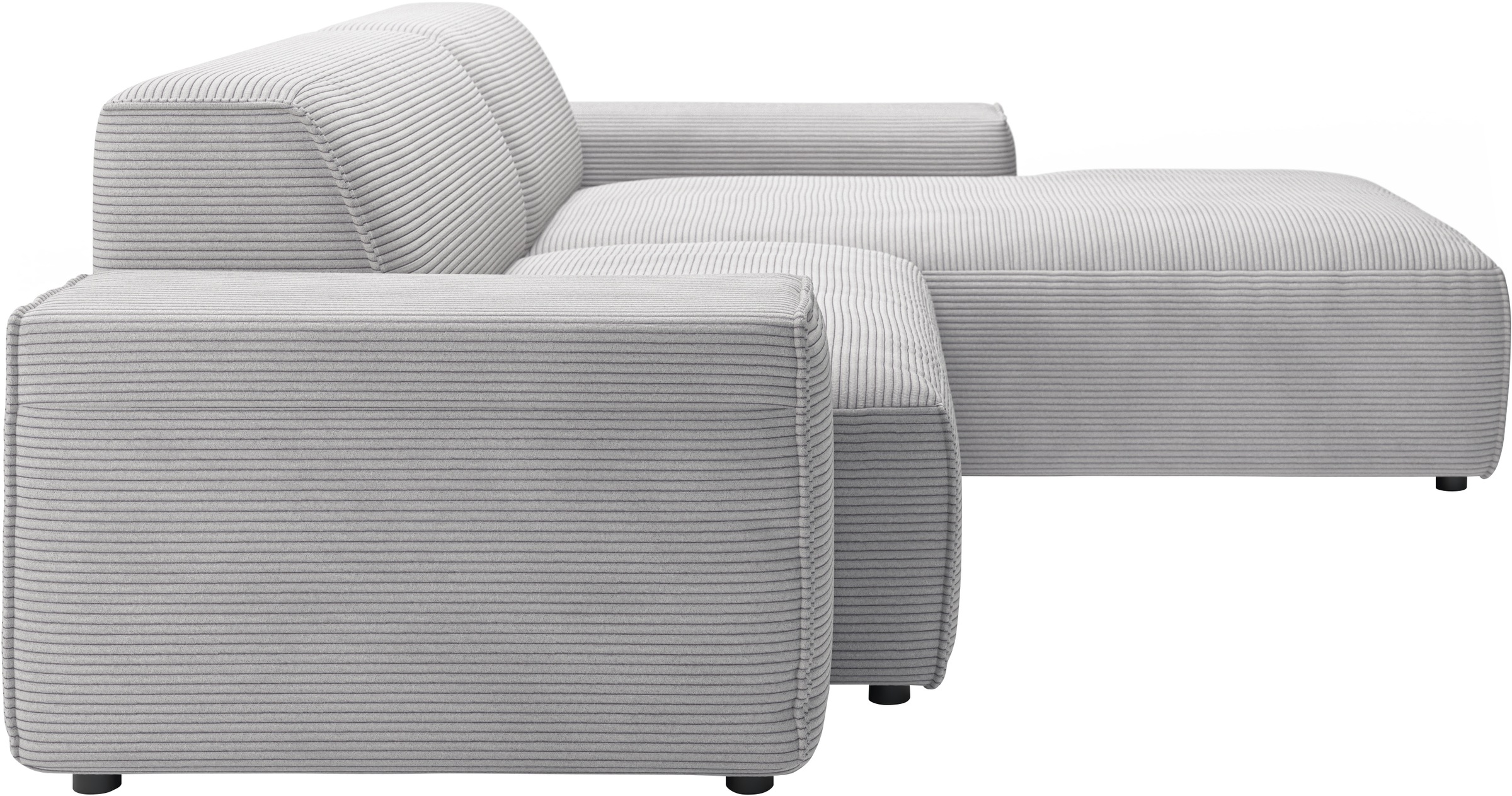 andas Ecksofa »Glimminge L-Form auch in Breitcord, Feincord + Easy care-Bezug,«, Breite 234, Zierkissen
