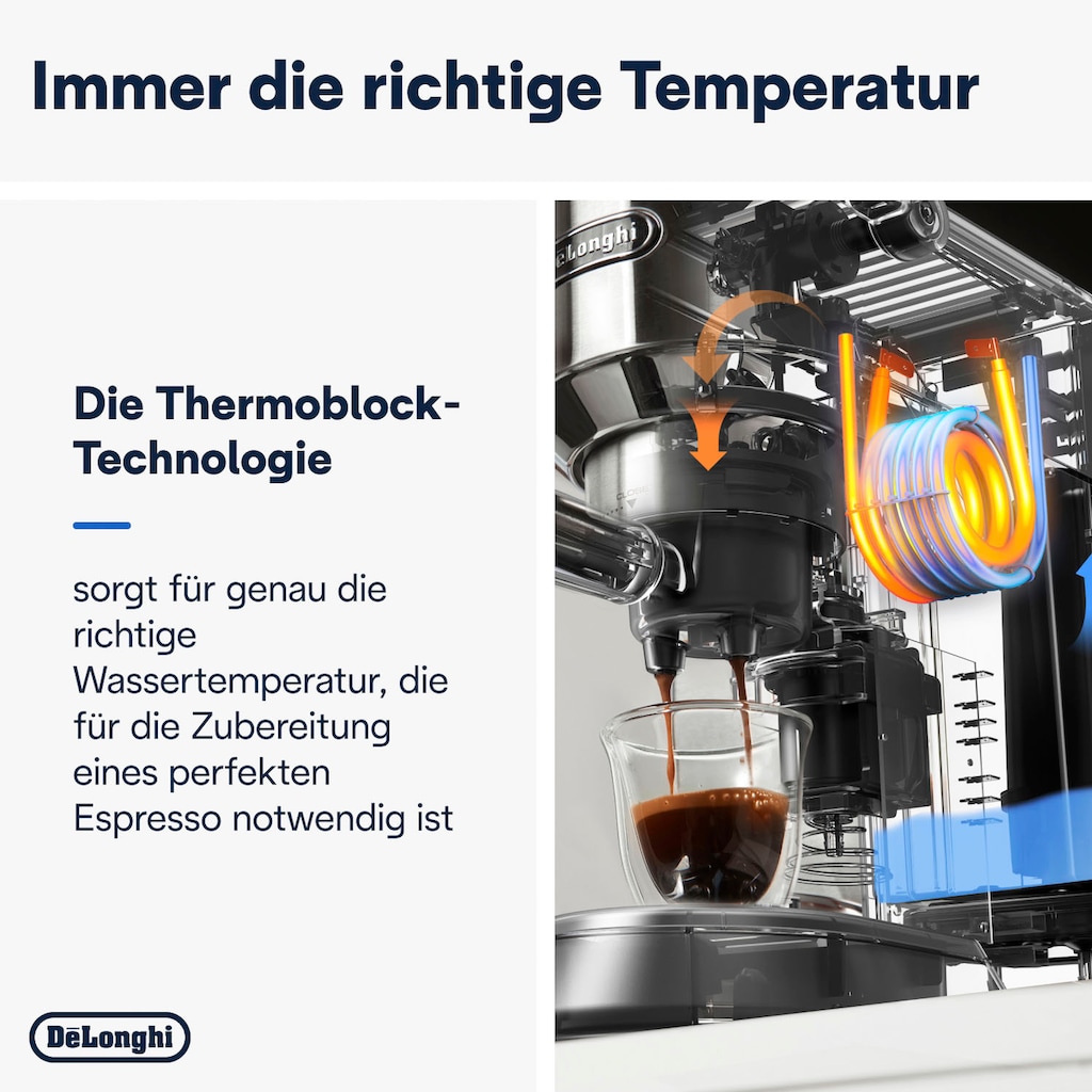 De'Longhi Siebträgermaschine »Dedica Style EC 685.M«