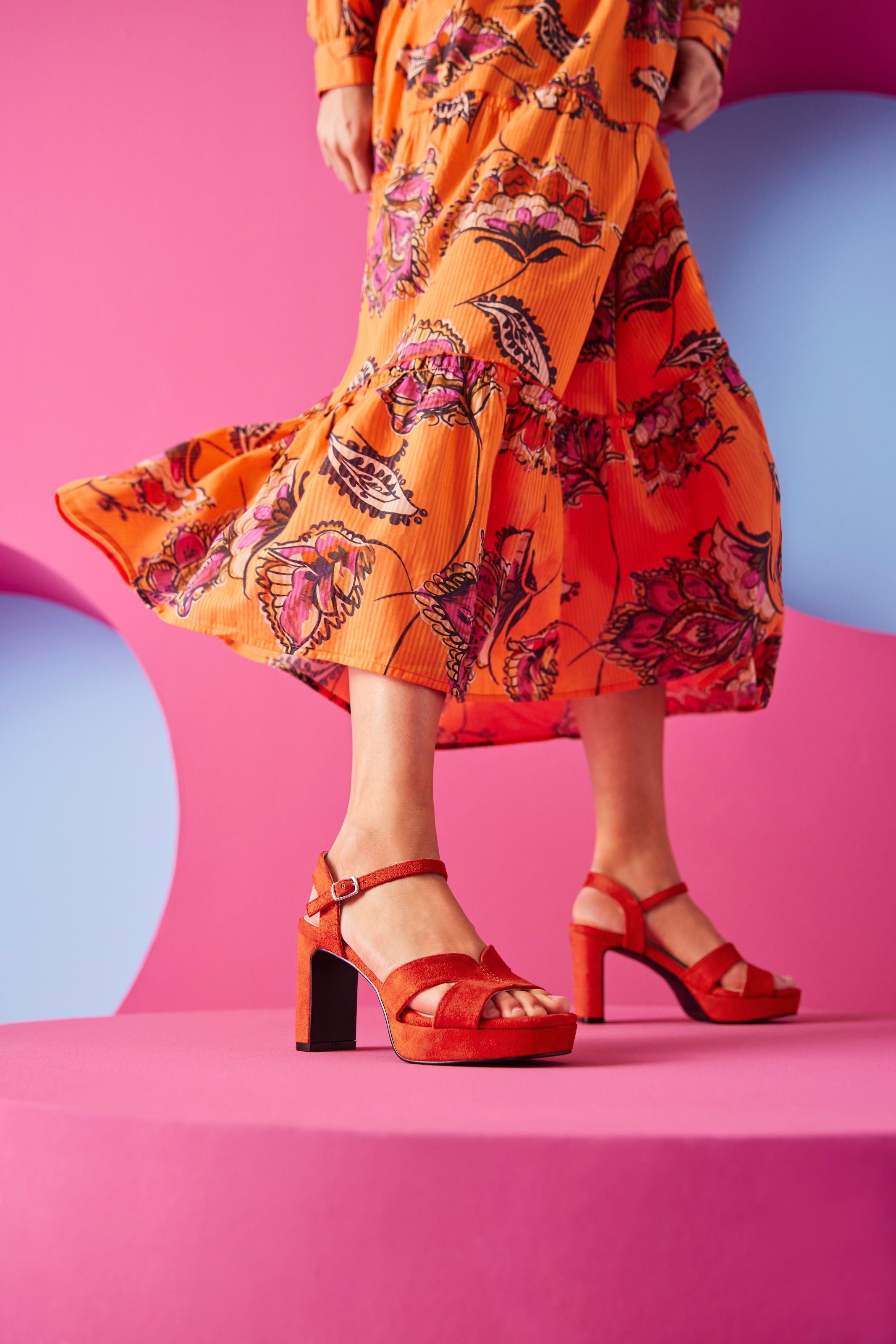 Aniston SHOES High-Heel-Sandalette, Sommerschuh, Abendsanale, Plateau - NEUE KOLLEKTION