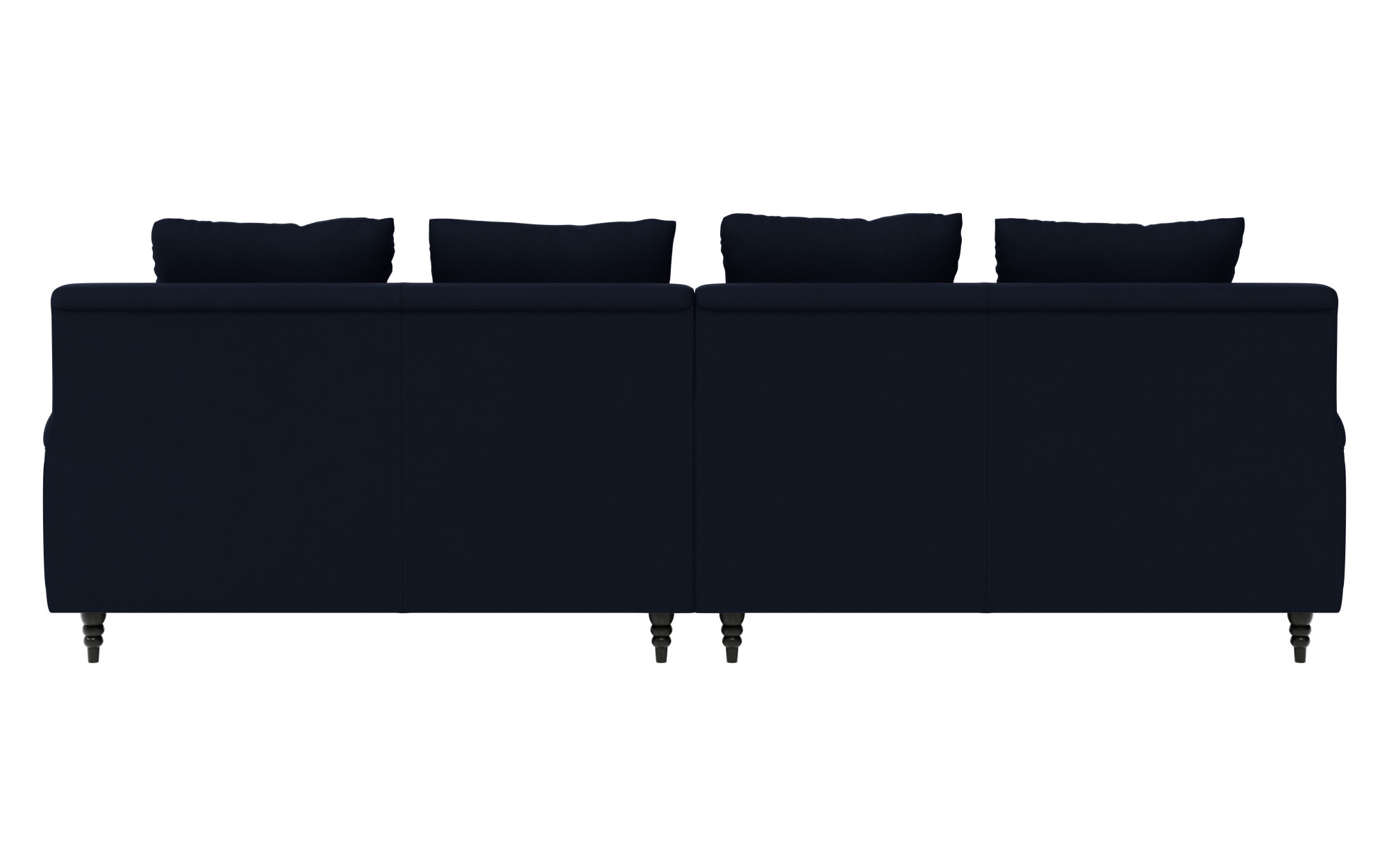Guido Maria Kretschmer Home&Living Big-Sofa »NORIN«, zwei Fußarten: vorne - Rollen, hinten - Holzfüße