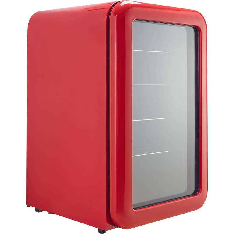 HANSEATIC Getränkekühlschrank »HBC115ERRH red« 83, 5 cm hoch 55 cm breit rot