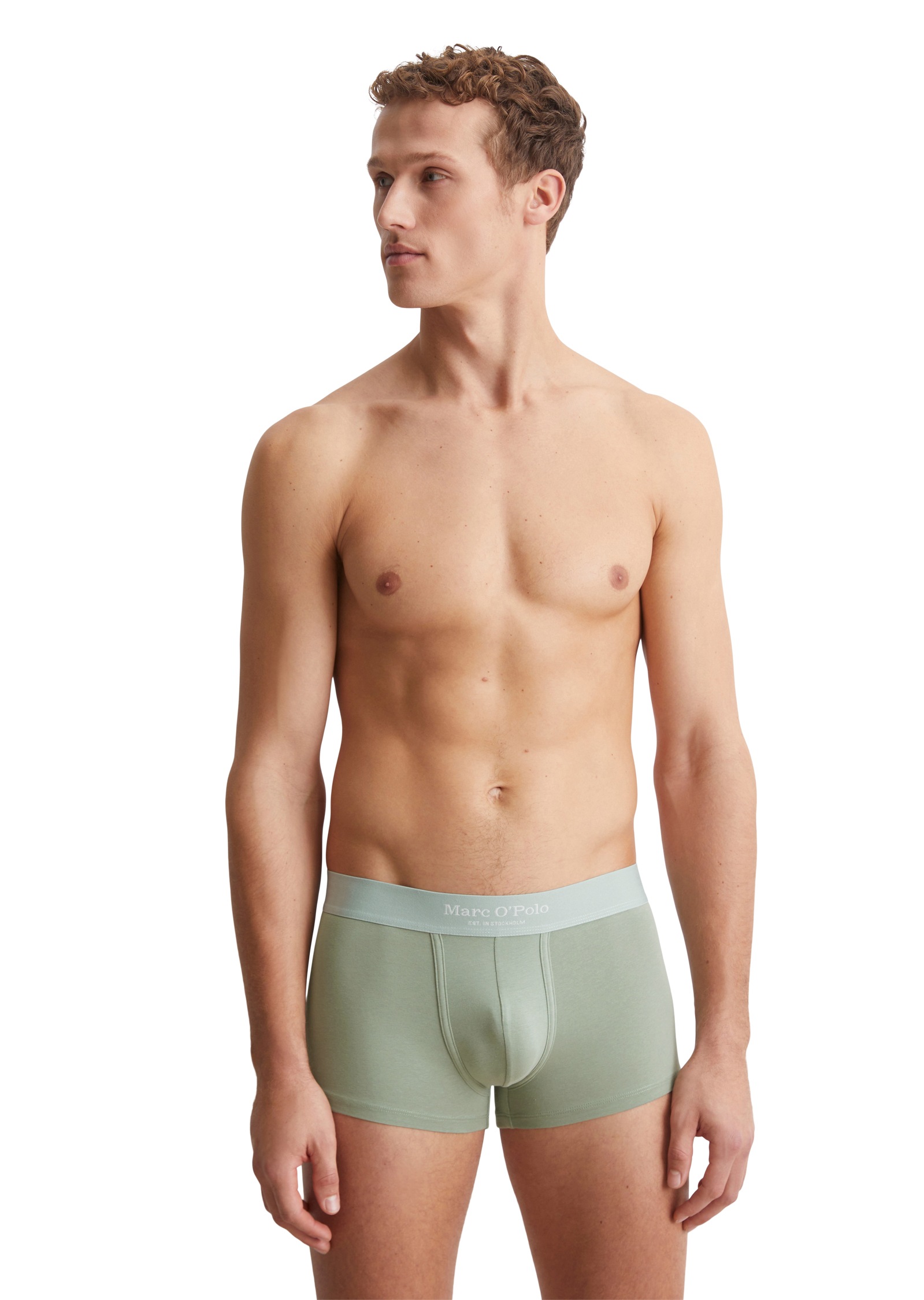Marc O'Polo Trunk »Essentials«, (3er Pack), mit Webbund mit Logo-Schriftzug