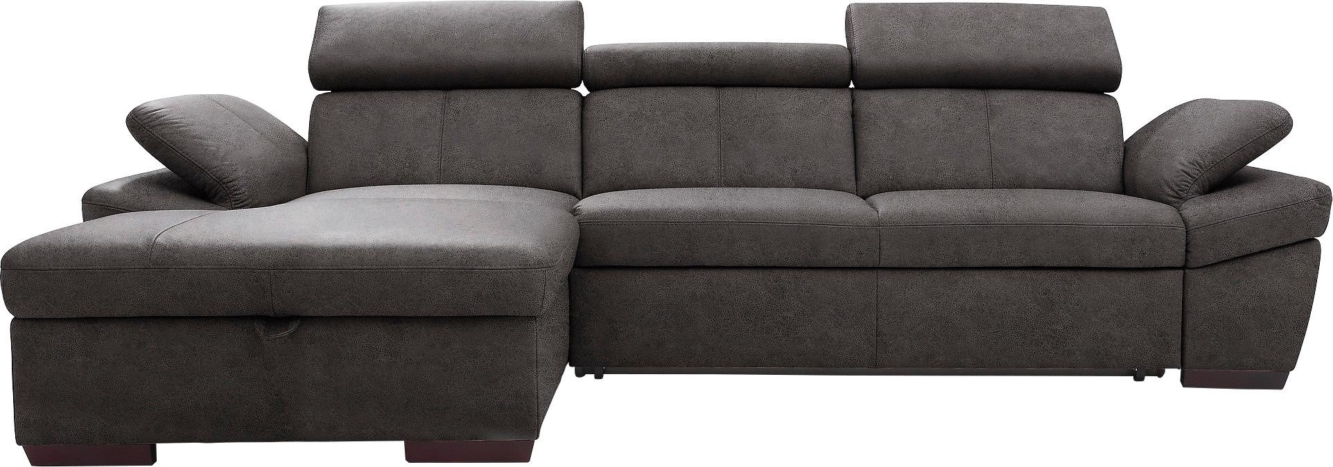 exxpo - sofa fashion Ecksofa »Salerno, Funktionssofa, Breite 280cm, hoher S günstig online kaufen