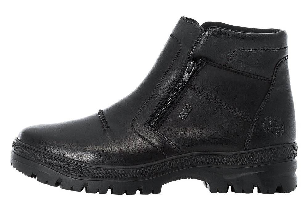 Rieker Winterstiefelette »Flip Grip«, Winterboots mit TEX und ausklappbaren Spikes an der Laufsohle