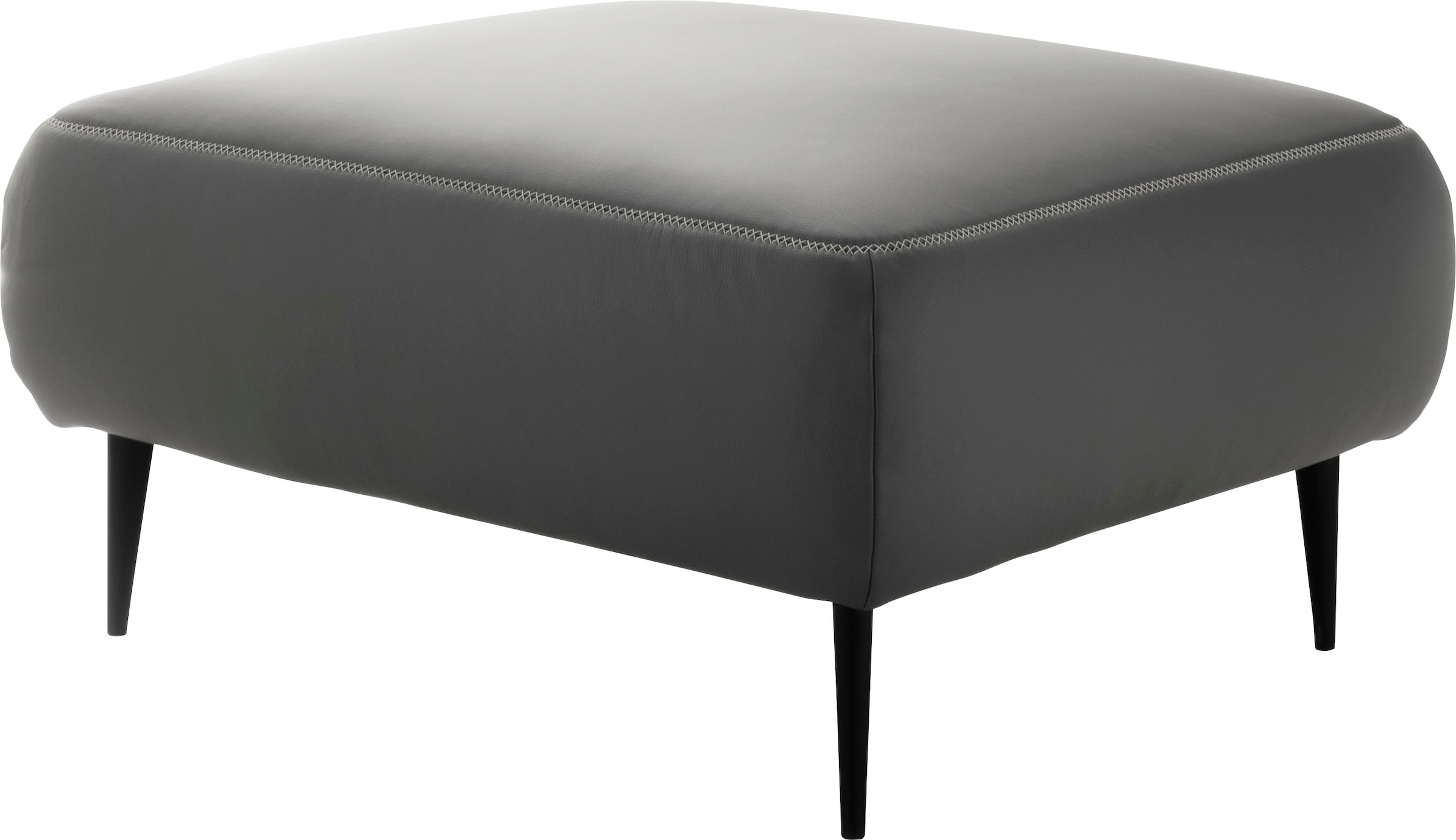 designwerk Hocker »Forma, zeitloser Desighocker mit aktuellem Fuß«, in hochwertiger Verarbeitung & tollem Sitzkomfort