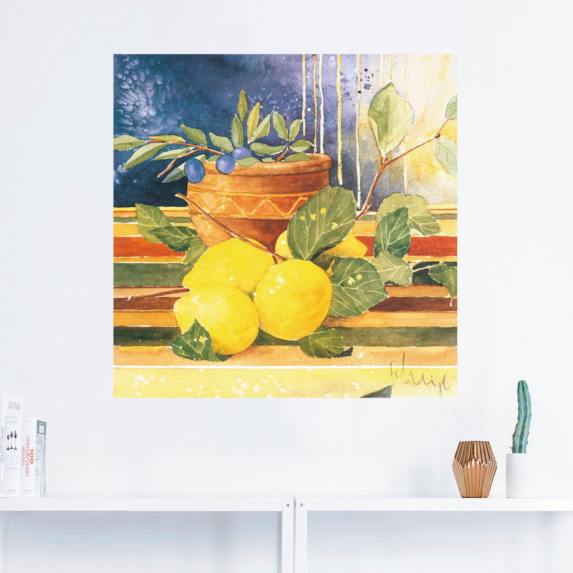 Artland Wandbild »Akzente des Sommers I«, Arrangements, (1 St.), als Leinwa günstig online kaufen