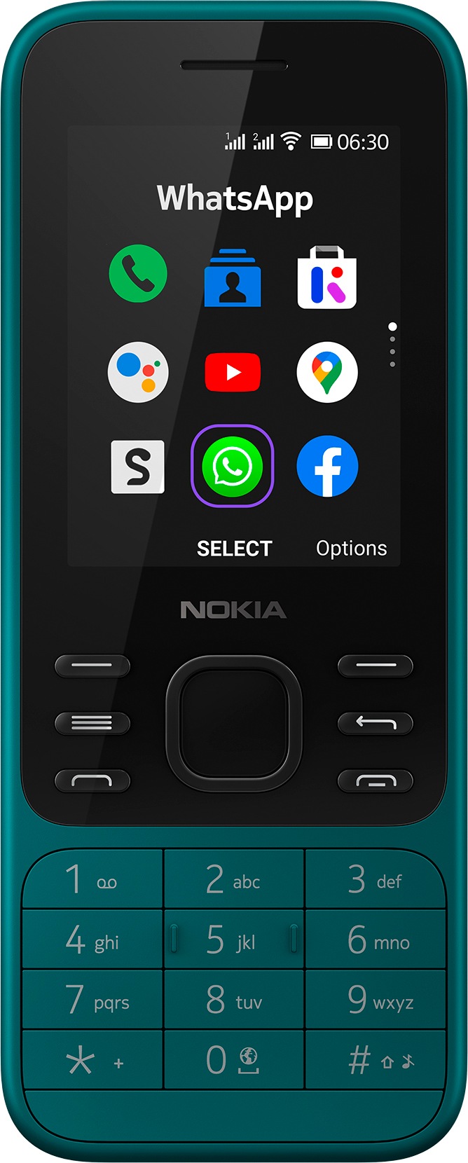 Nokia Handy »6300 4G Leo«, Zoll, auf Rechnung GB 4 cm/2,4 kaufen charcoal, 6 Speicherplatz