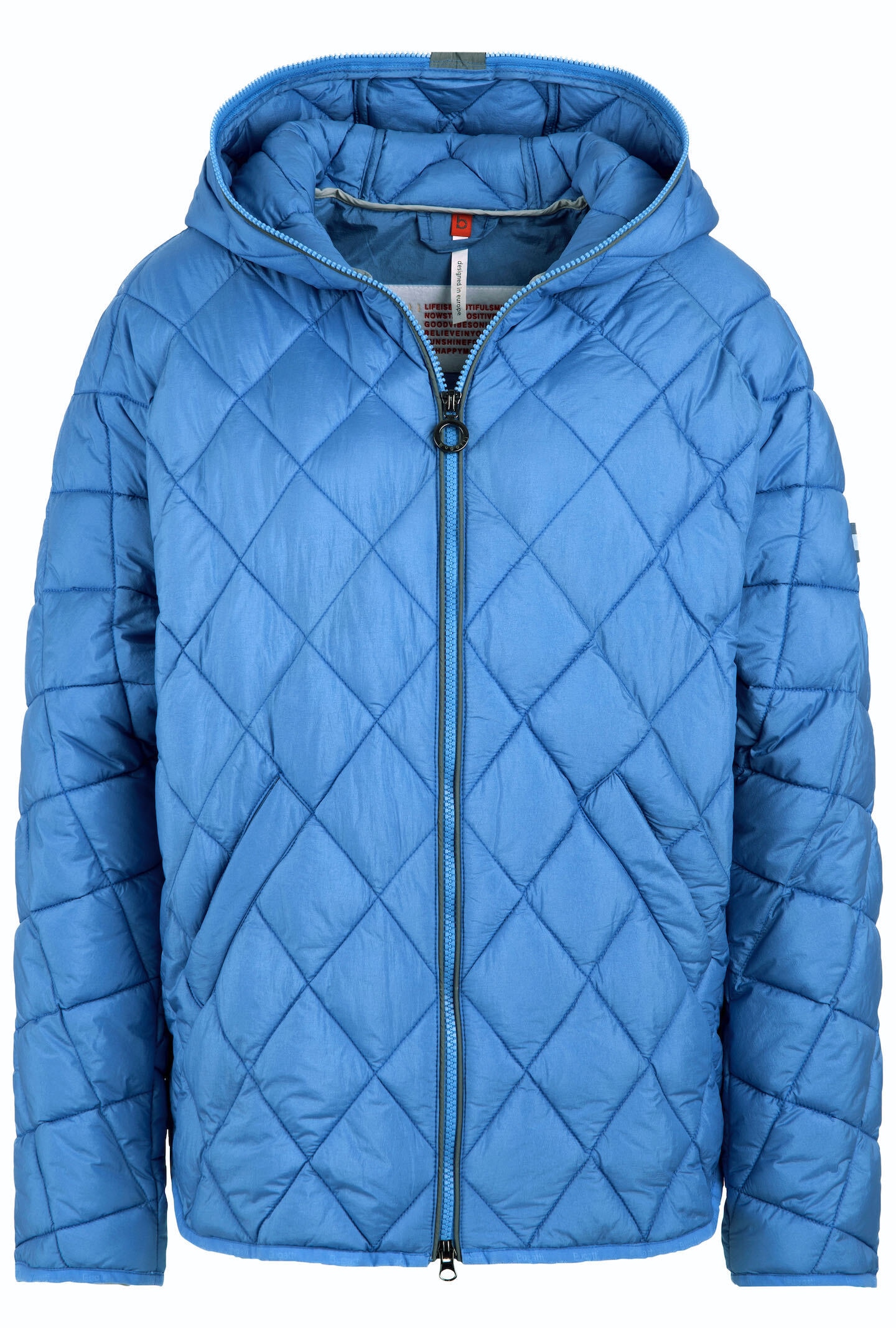 bugatti Steppjacke, mit Kapuze, aus schimmerndem Nylon