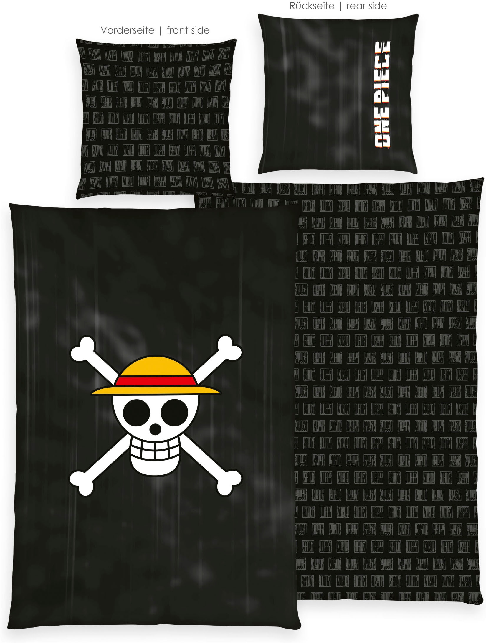 OnePiece Wendebettwäsche »One Piece« 2 Wendebettwäsche