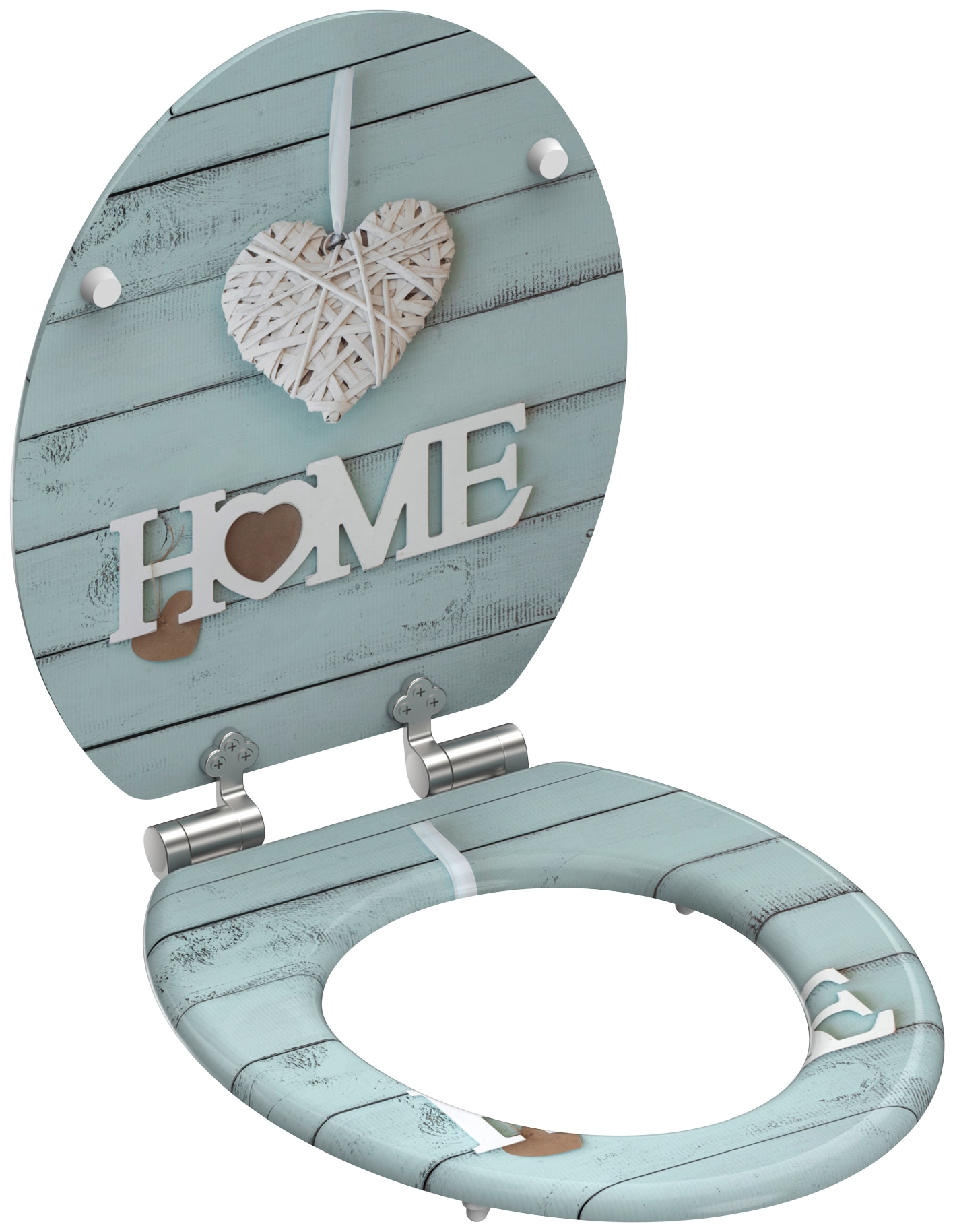 welltime WC-Sitz »Home«, mit Absenkautomatik, MDF, kratzfest