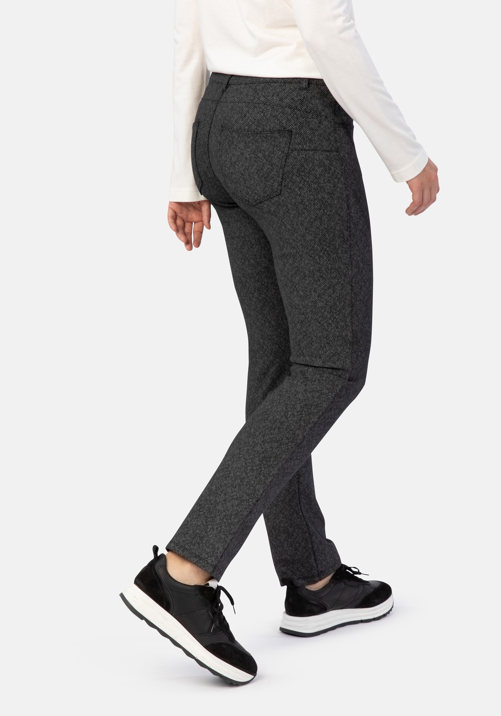 STOOKER WOMEN 5-Pocket-Hose »Milano Jersey Print Magic Shape Fit«, Casual Printed, Bedruckt Magic Shape Effekt für Damen