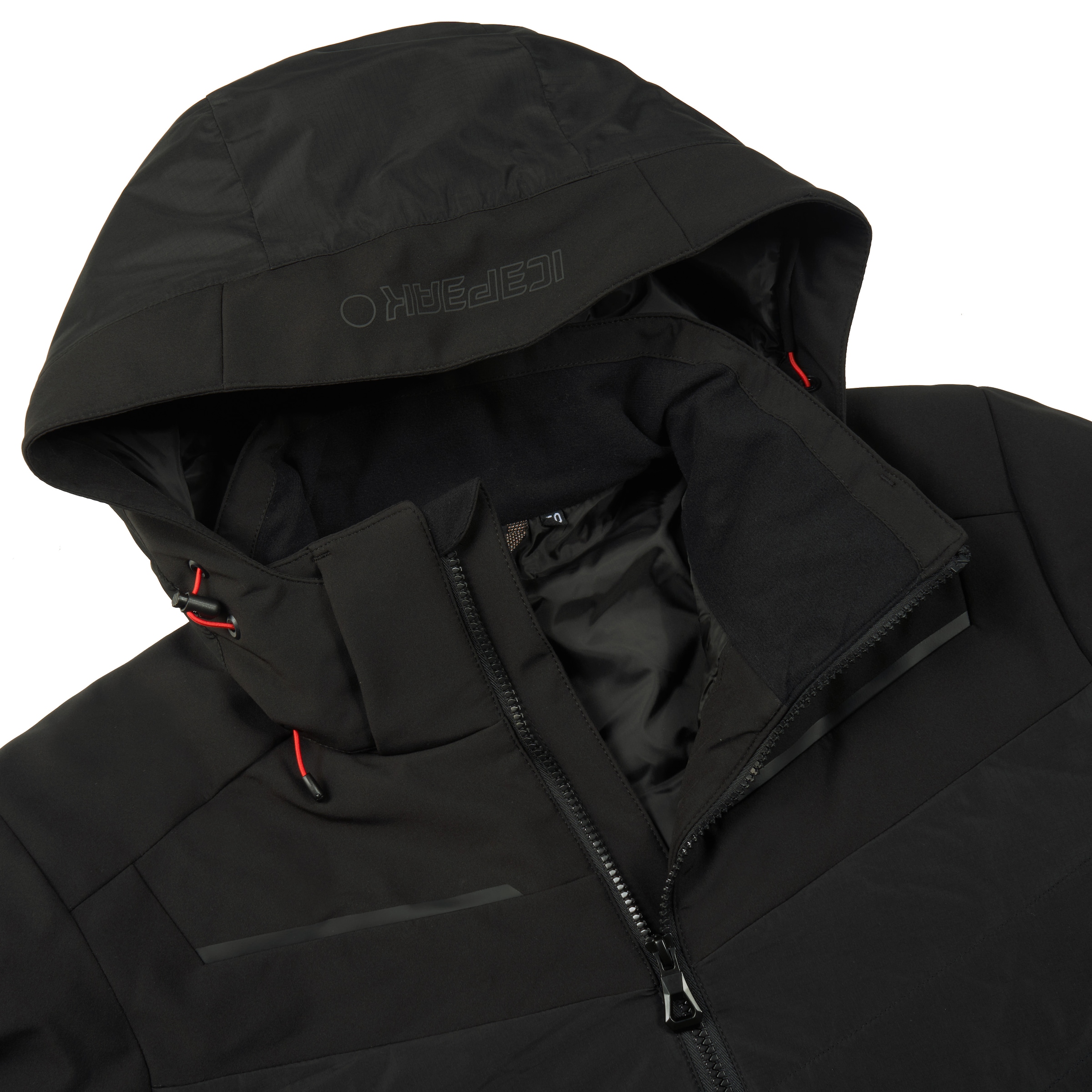 Icepeak Softshelljacke »ICEPEAK FREMONT«, (1 St.), mit Kapuze, mit dezenten Logoschriftzügen und Patch am Oberarm