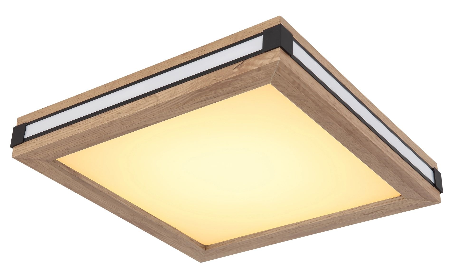 GLOBO LIGHTING Deckenleuchte »CARLA«, Leuchtmittel LED-Modul | LED fest integriert, quadratische Deckenlampe, Wohnzimmer, Licht 3 Stufen
