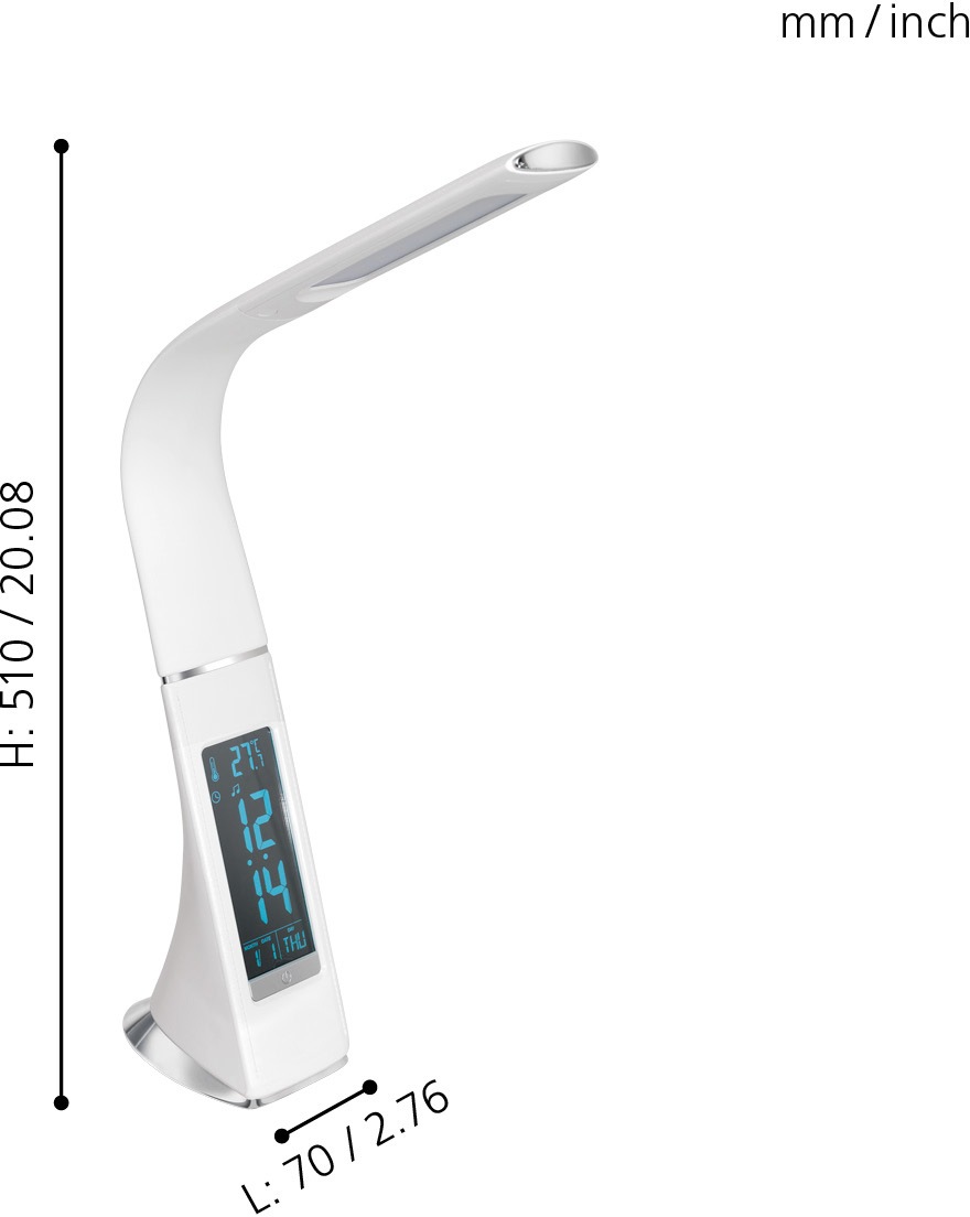 EGLO Tischleuchte »COGNOLI«, 1 flammig, Leuchtmittel LED-Board   LED fest i günstig online kaufen