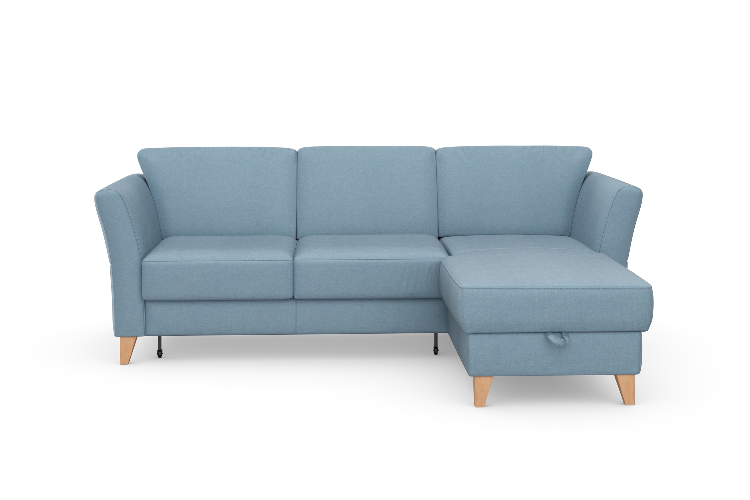 sit&more Ecksofa »Visby L-Form«, Wahlweise mit Bettfunktion und Bettkasten, günstig online kaufen