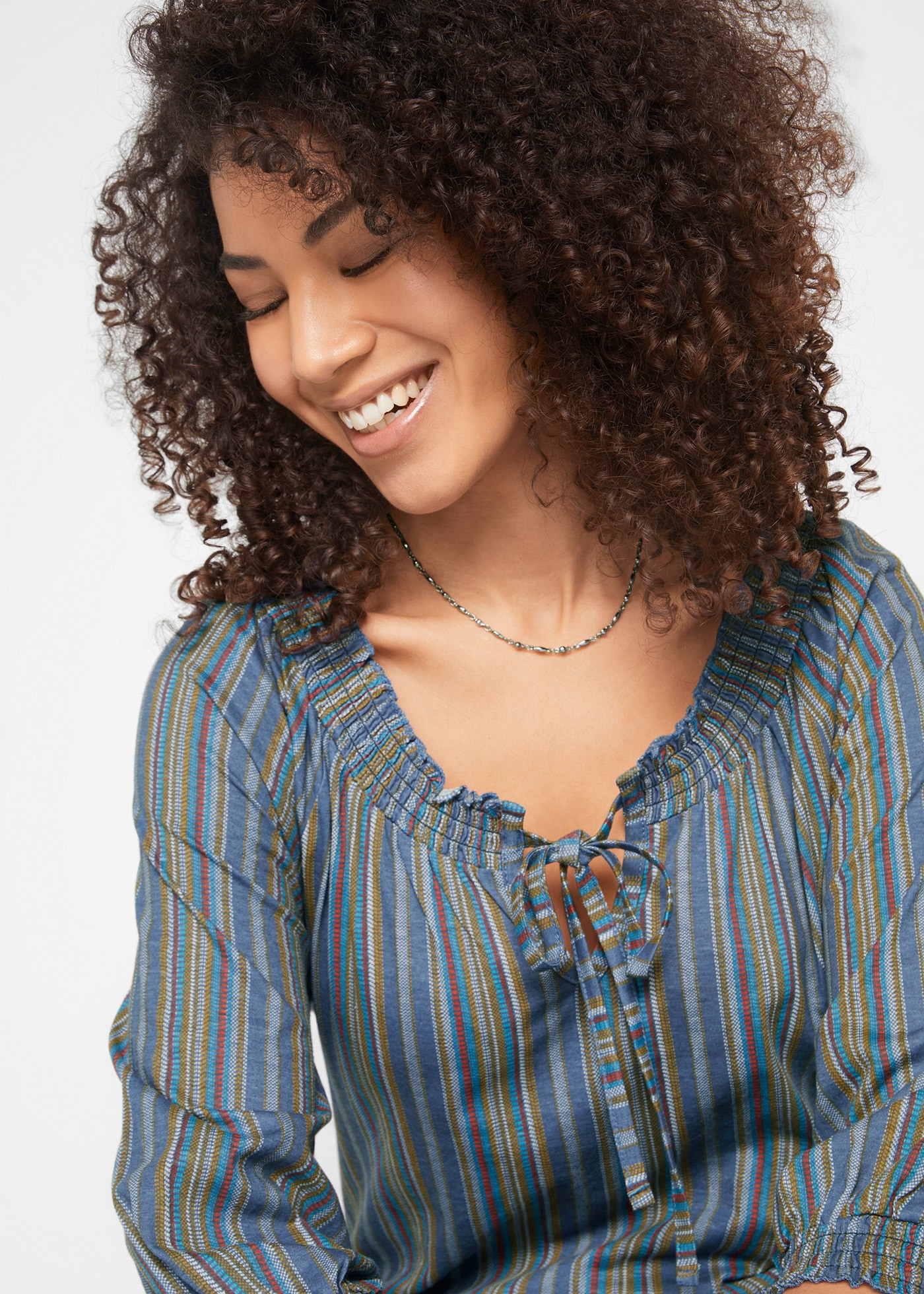 bonprix Tunikashirt »Shirt-Tunika 3/4-Arm, gestreift« lockere Passform, 3/4-Ärmel, mit Streifenmuster