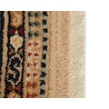 THEKO Wollteppich »Saharna 7275«, rechteckig, 10 mm Höhe, reine Wolle, Orient-Optik, mit Fransen, ideal im Wohnzimmer & Schlafzimmer
