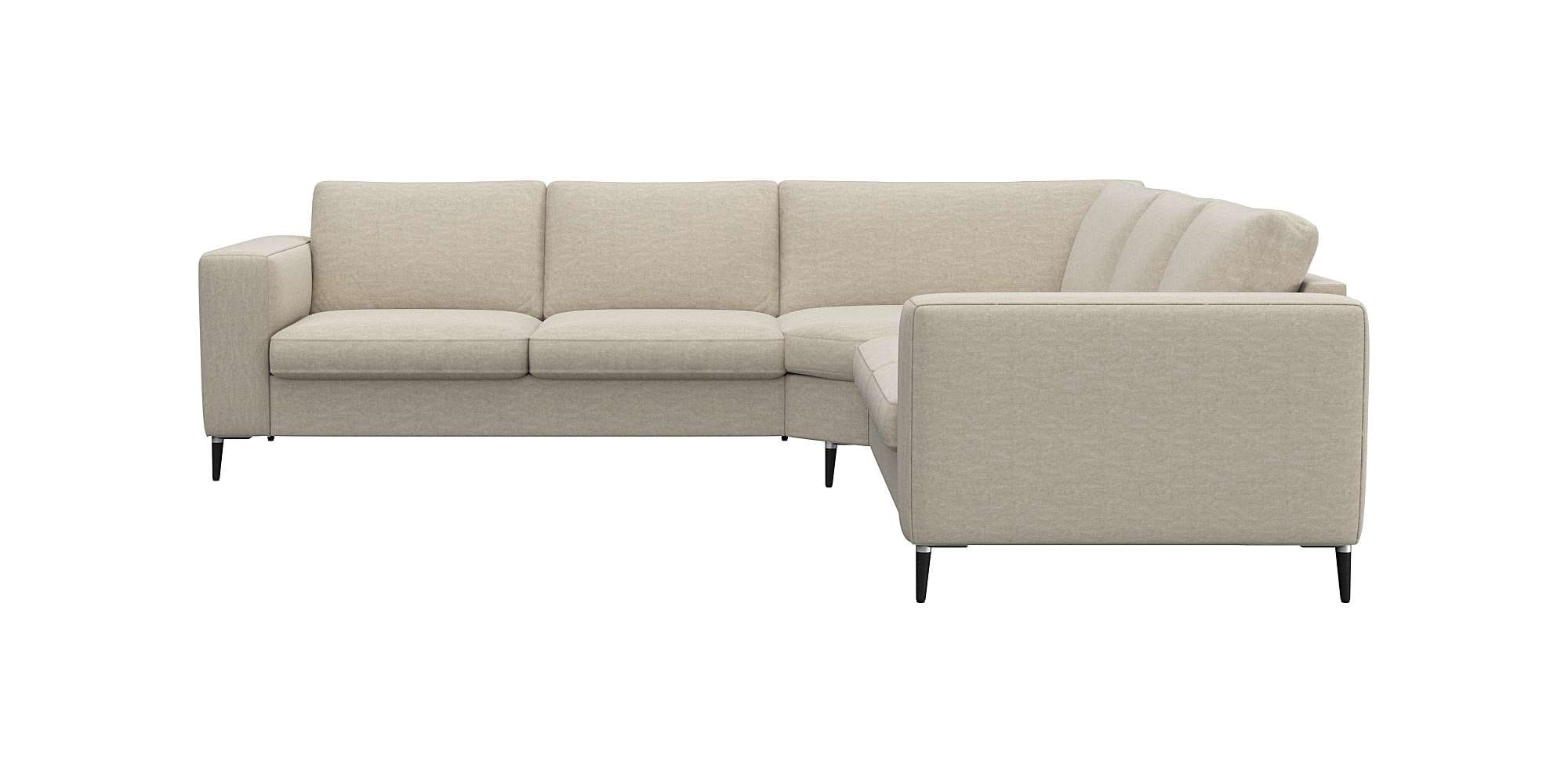 FLEXLUX Ecksofa »Fiore, gleichschenklig, super Sitzkomfort durch Kaltschaum günstig online kaufen