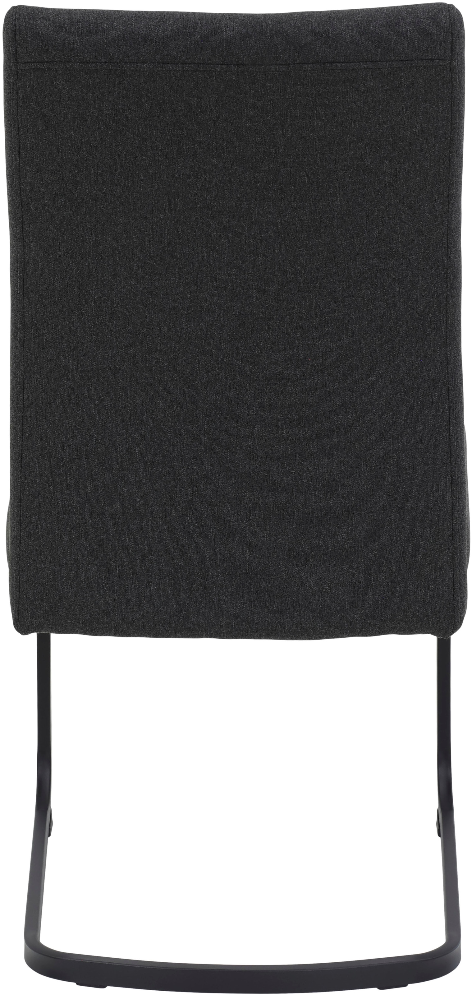 HELA Freischwinger »BRINDISI, Esszimmerstuhl«, (Set), 2 St., Webstoff-Flachgewebe, XL-Sitz,Federkorb,140kg belastbar,Zertifizierter "Waterfree" Stoff
