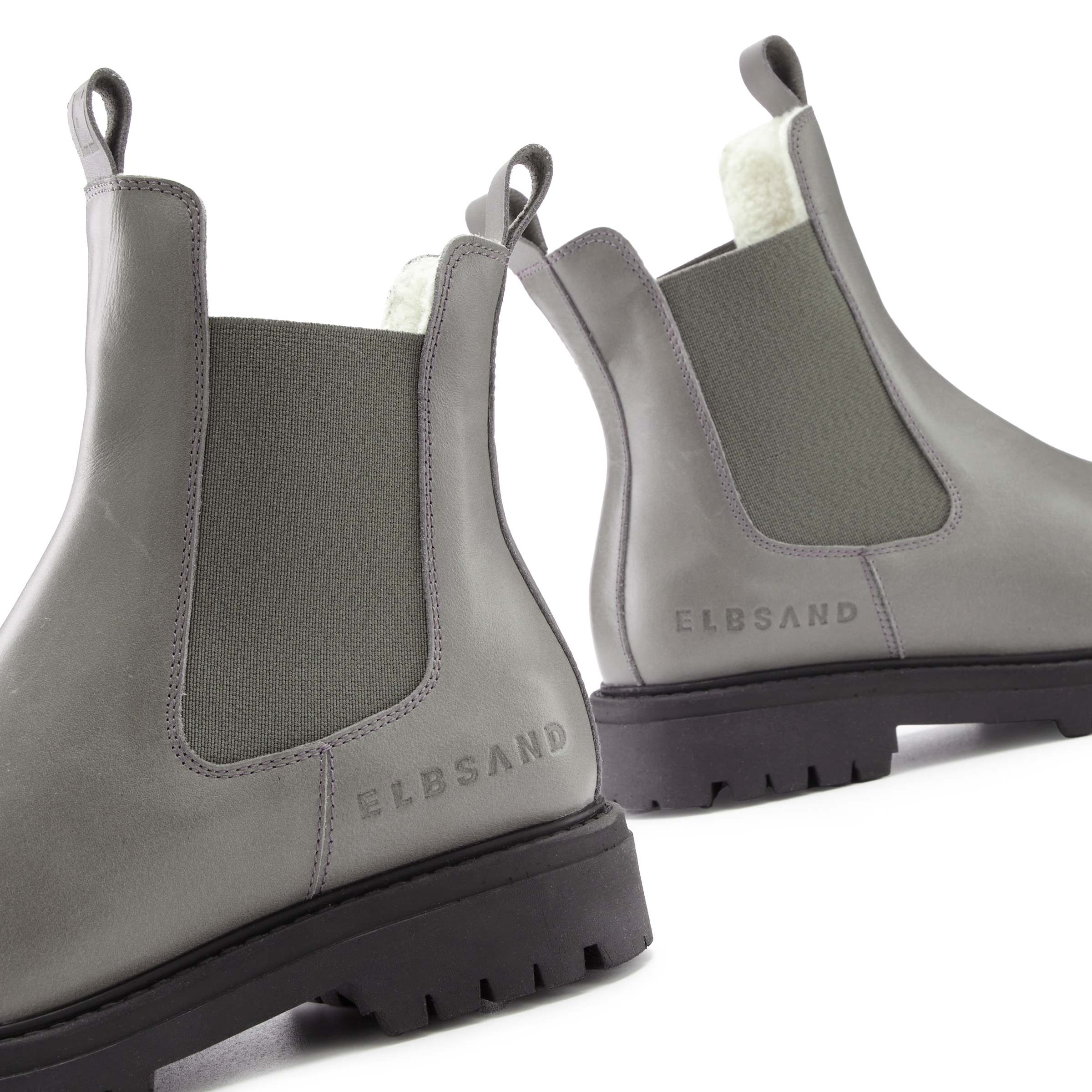 Elbsand Stiefelette »Chelseaboots, Stiefel, Boots, Winterstiefel, Schlupfstiefel«  aus Leder mit Warmfutter, Lederstiefelette