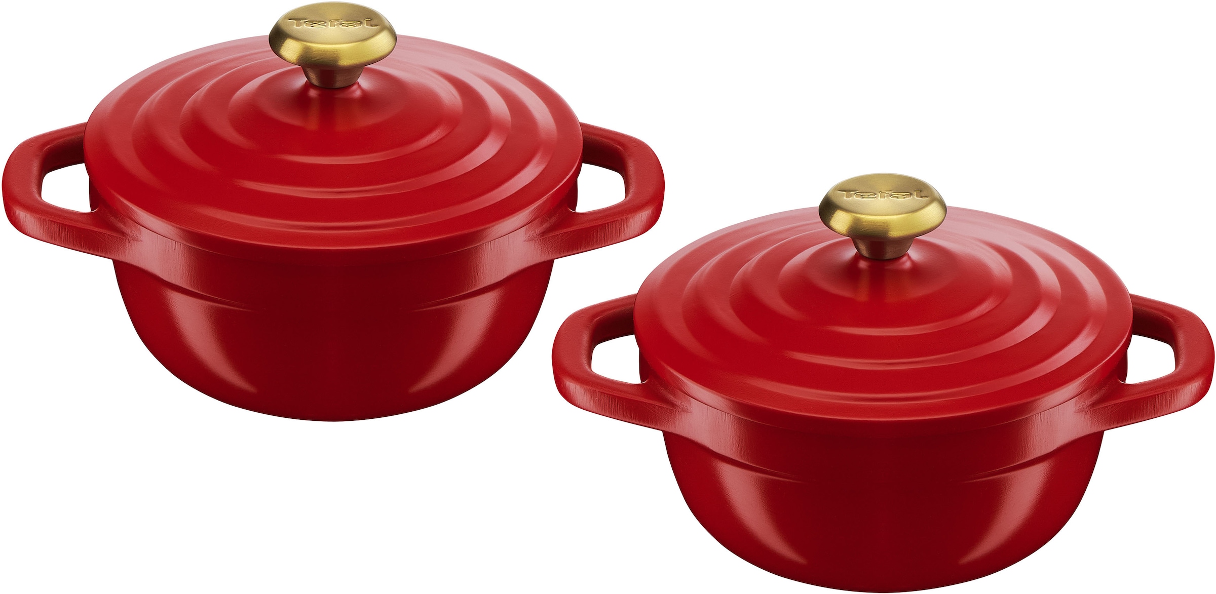 Tefal Topf-Set »Air« Aluminiumguss Set, 4 Stk. tlg. 2-tlg., 11 cm, Keramikv günstig online kaufen