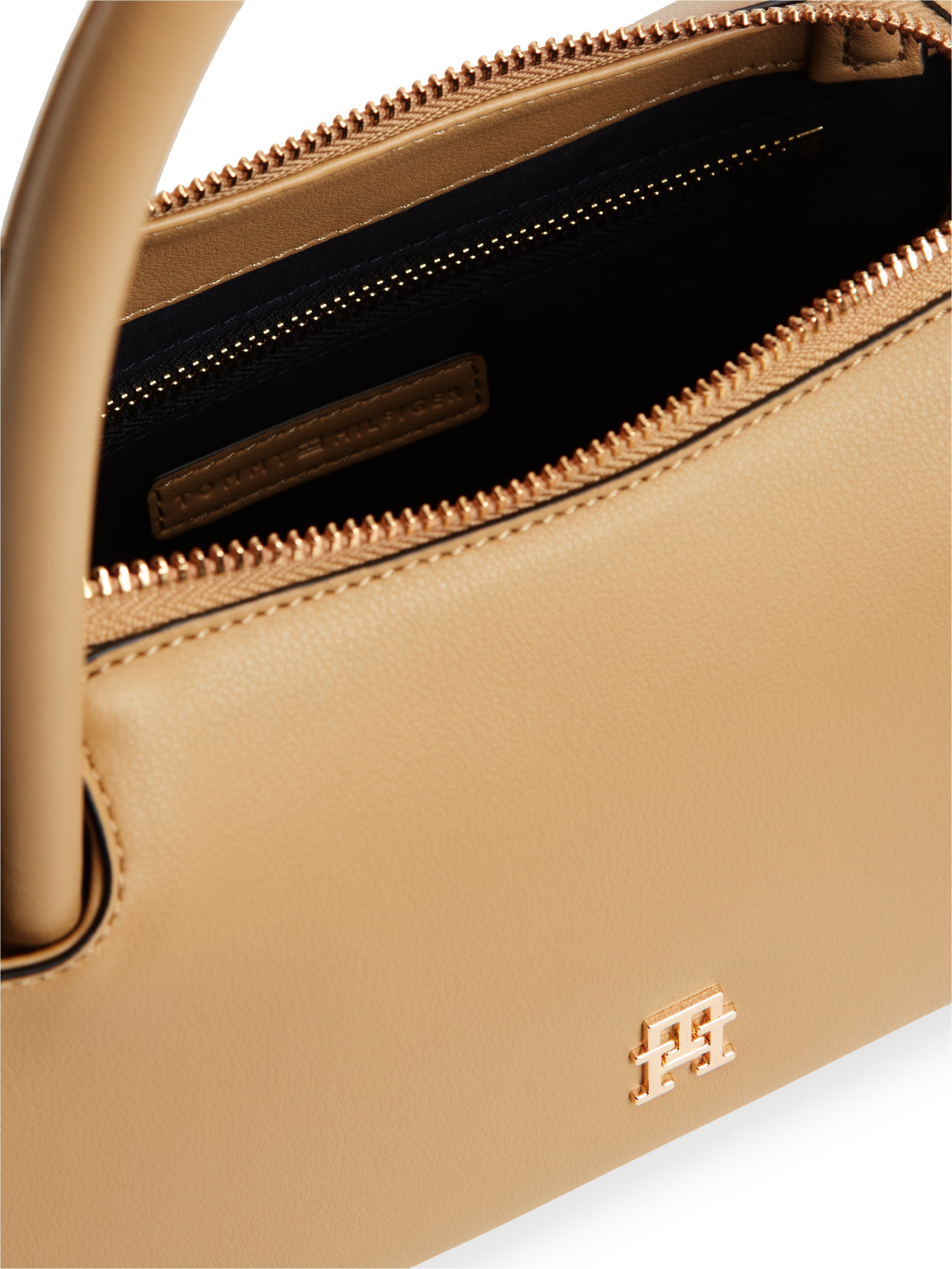Tommy Hilfiger Henkeltasche »TH LOGOTAPE SHOULDER BAG« Damen Handtasche mit doppeltem Tragegriff