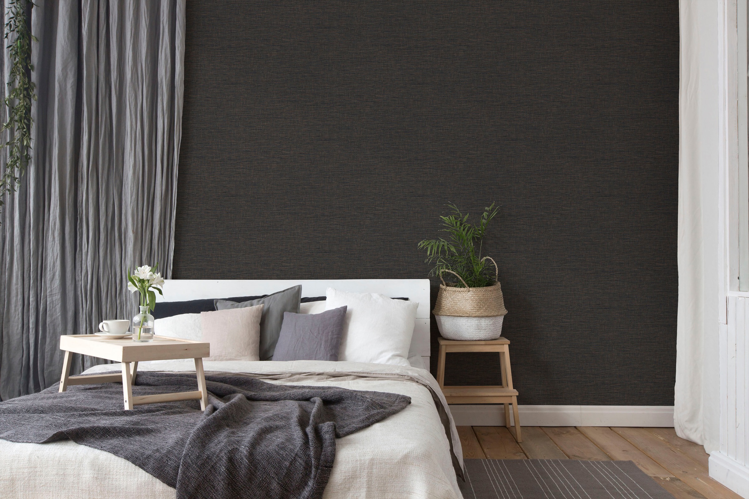 living walls Vliestapete »Desert Lodge«, Flechtoptik-Leinenoptik-Strukturmuster, Tapete Struktur Tapeten Wohnzimmer Schlafzimmer Küche Flur Design Büro