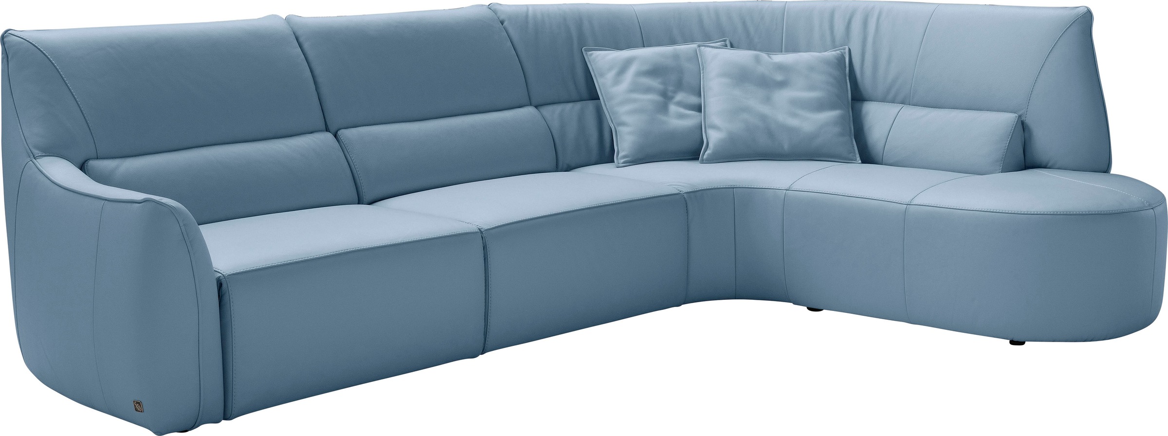 Egoitaliano Ecksofa »Puffy, extravagant & edel, Retro Designsofa, hoher Sit günstig online kaufen