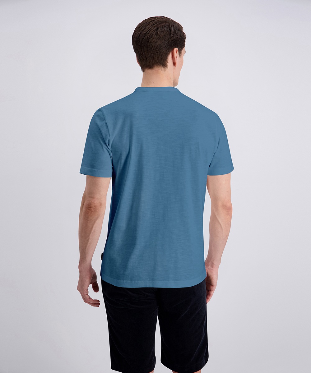 Pierre Cardin Henleyshirt »Henley uni slub yarn« aus Slub Yarn Qualität