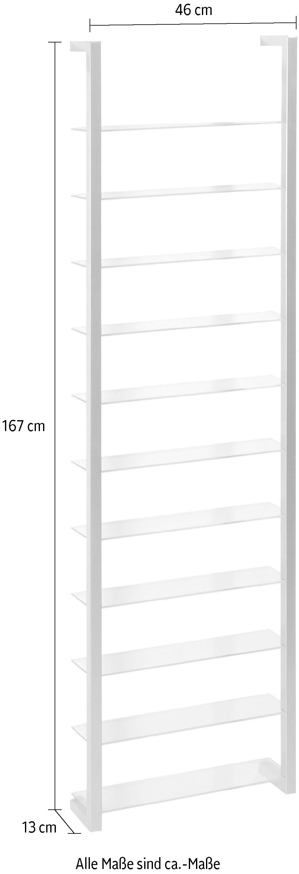 Spinder Design Wandregal »CUBIC«, Metall, Tiefe 13 cm günstig online kaufen