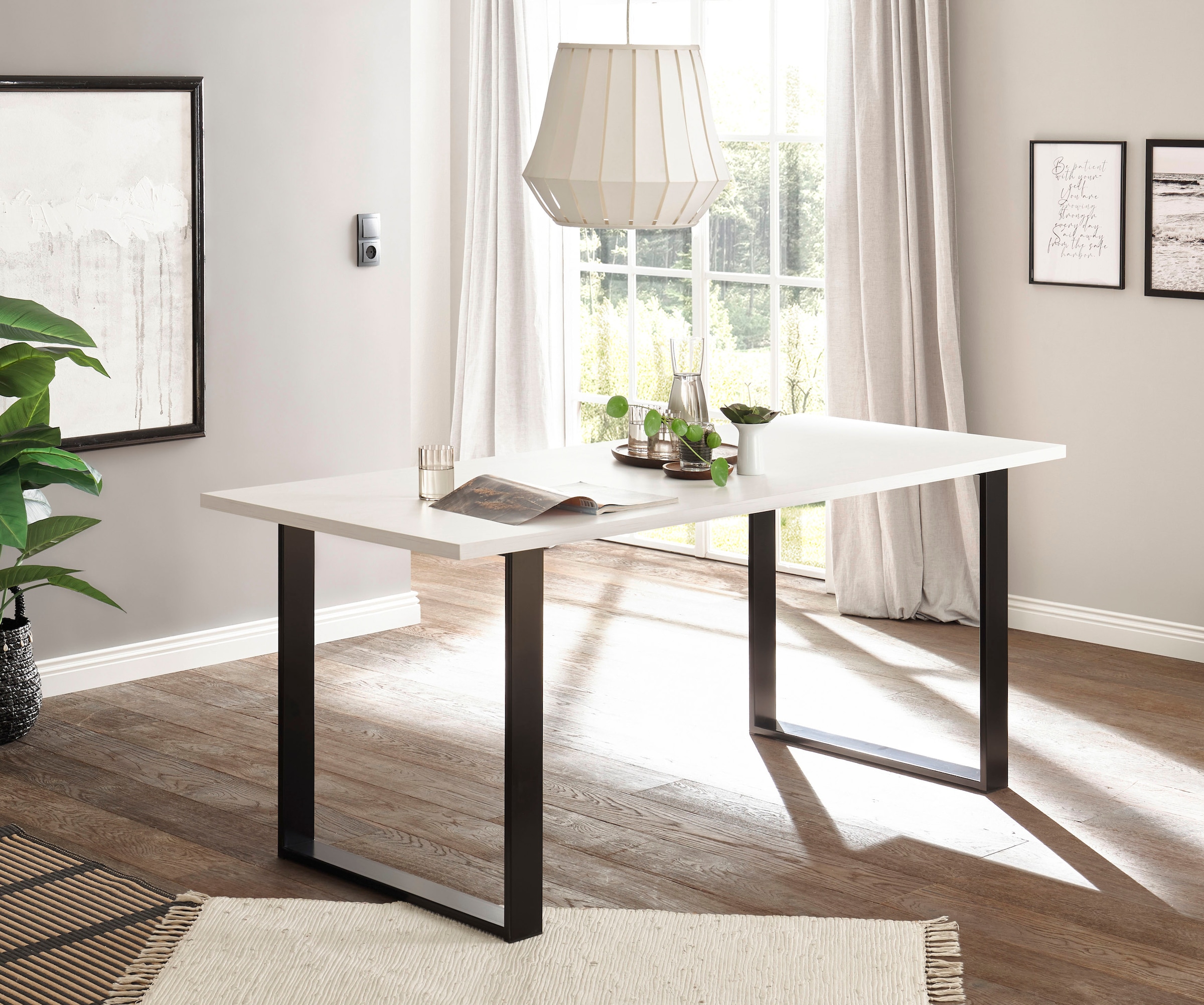 2. Bild von Home affaire Esstisch »SHERWOOD«, in modernem Holz Dekor, Breite 180 cm