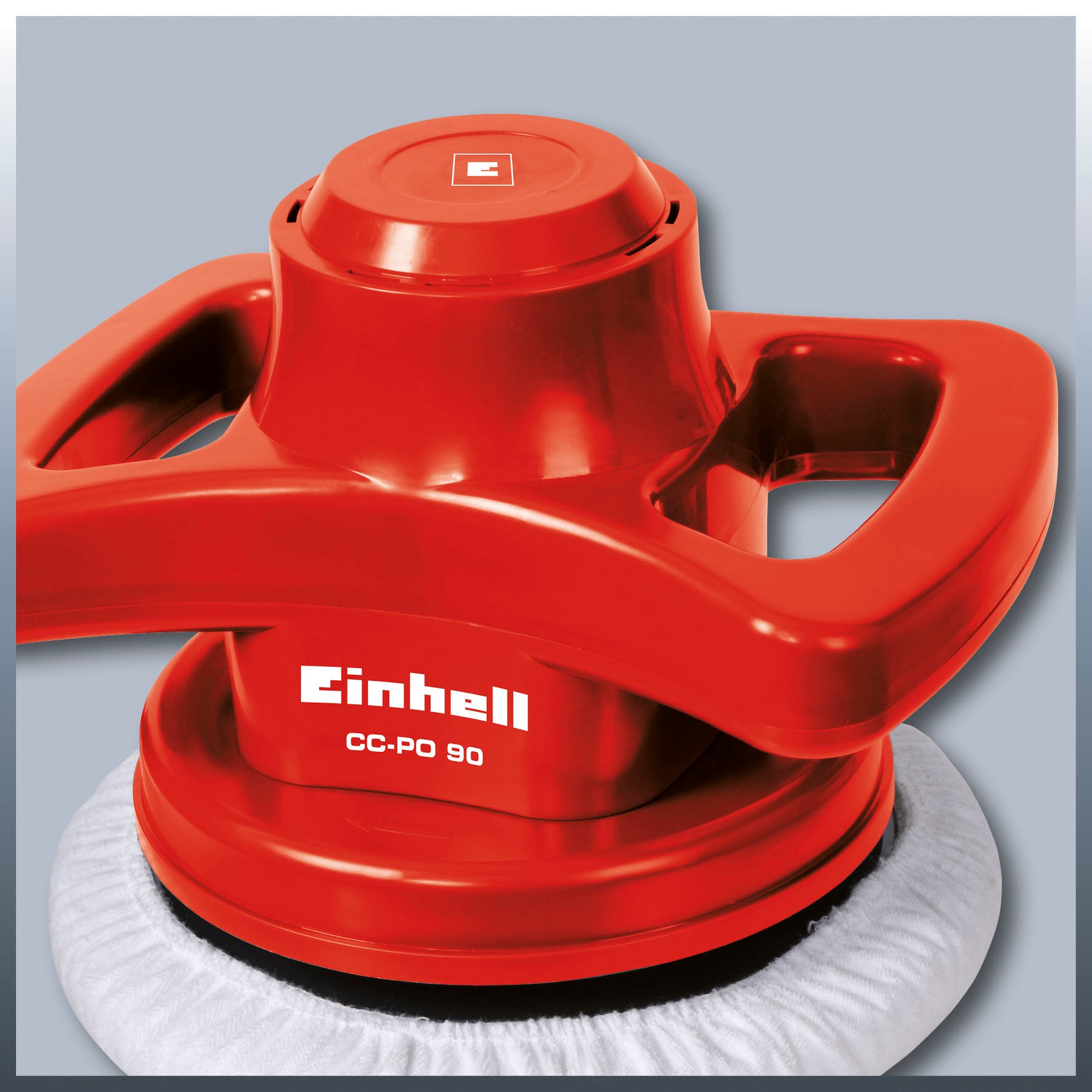 Einhell Poliermaschine »CC-PO 90«, (Set), handlich und robust, inkl. 2 Polierpads