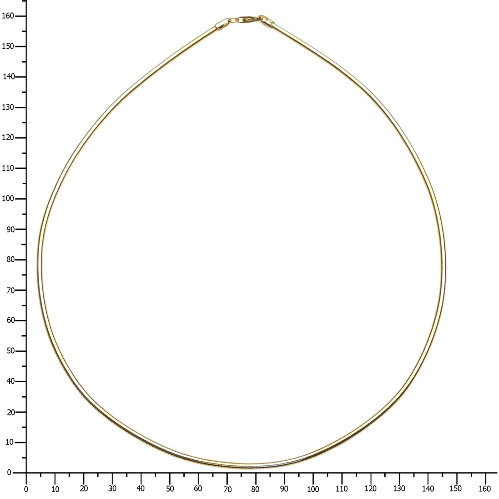 OSTSEE-SCHMUCK Halsreif »Ostsee-Schmuck Halsreif Omega 3,0 mm Halsreif Omega 3,0 mm«, (1 tlg.)