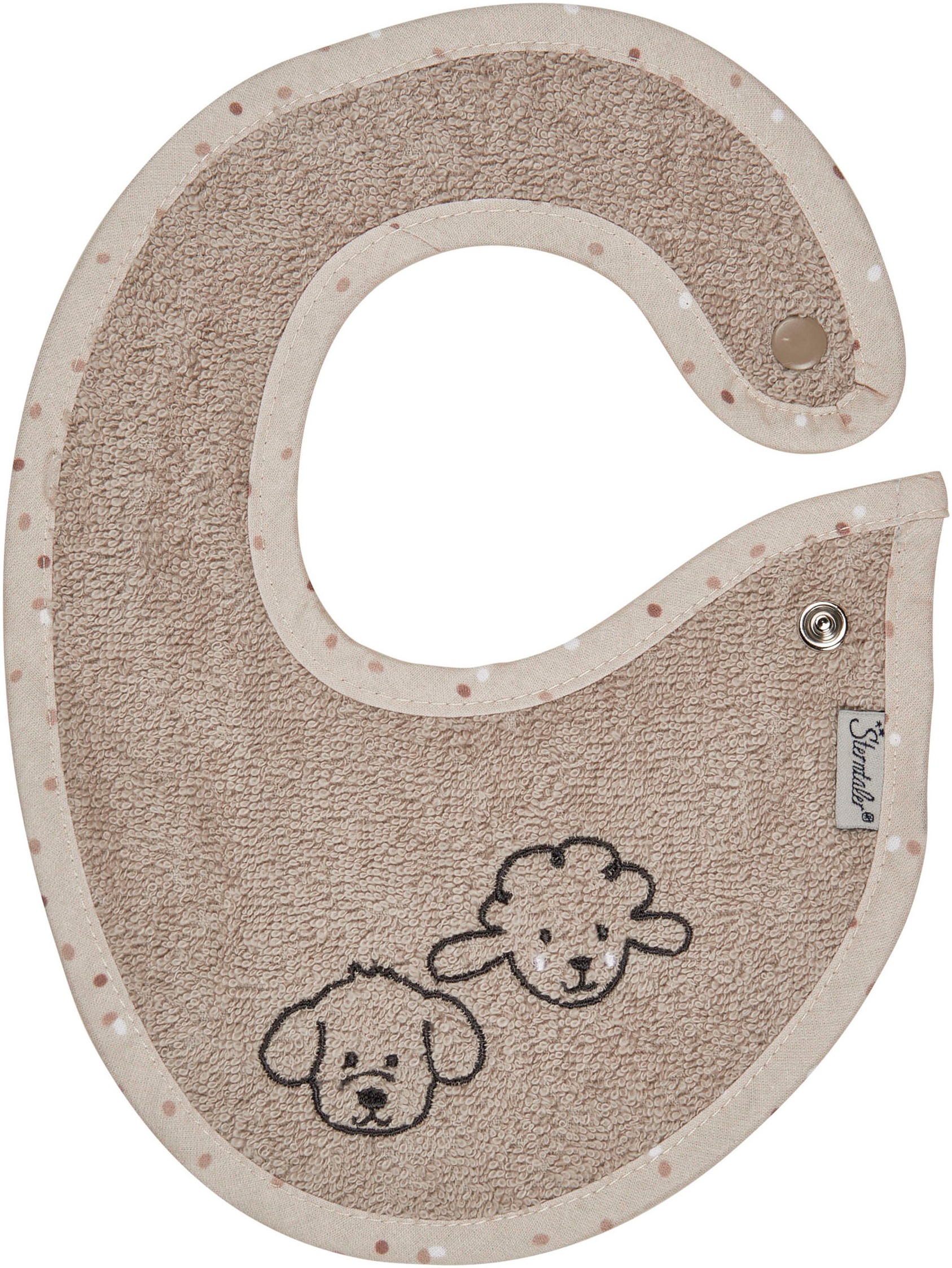 Sterntaler® Lätzchen »Doppelpack Bauernhof, sand«, (Set, 2 St.)