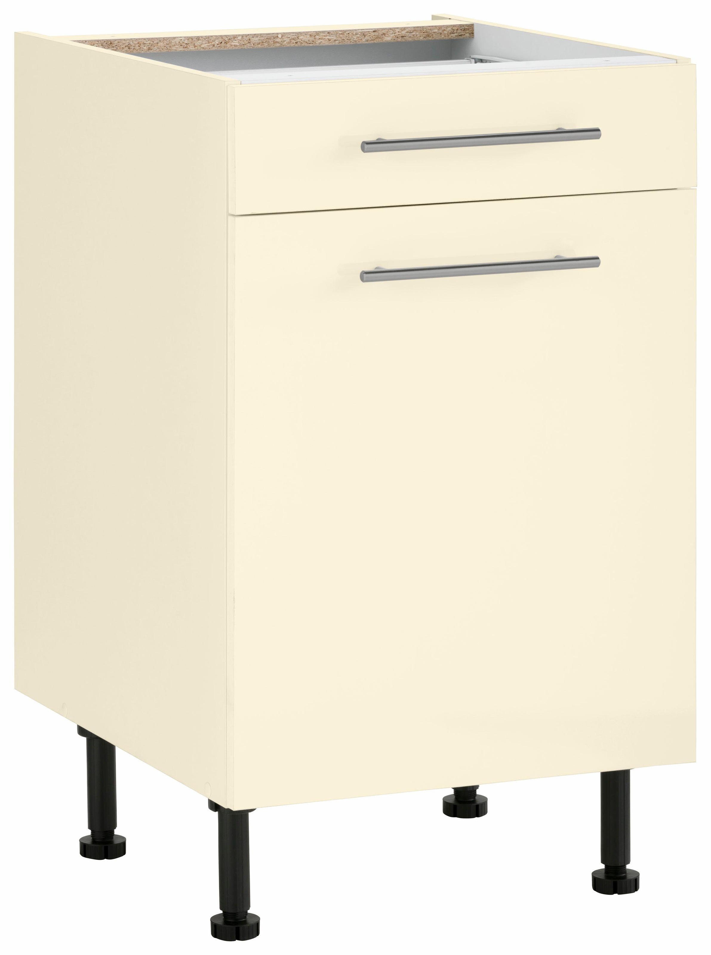 wiho Küchen Unterschrank Ela Breite 50 cm, höhenverstellbare Füße günstig online kaufen